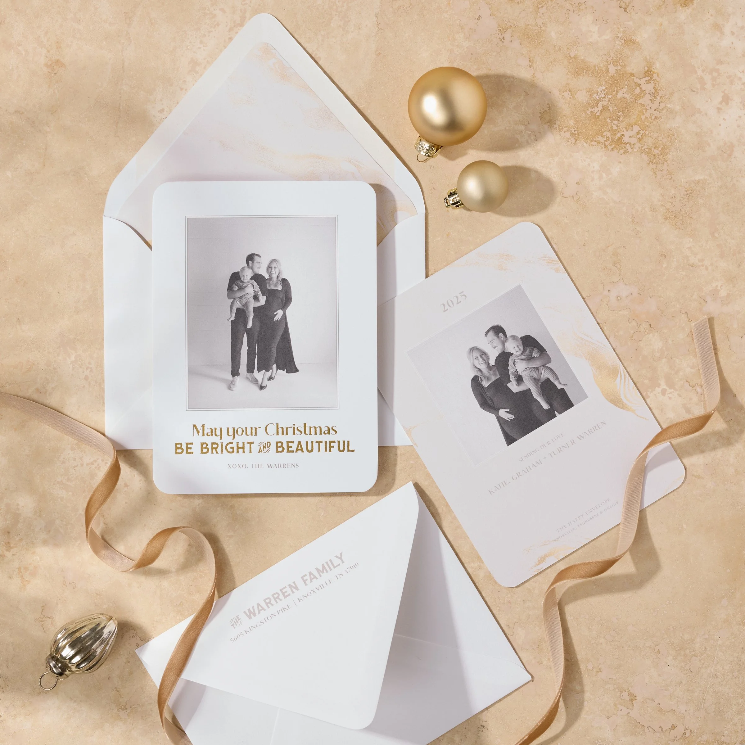 Deluxe Holiday Cards by The Happy Envelope