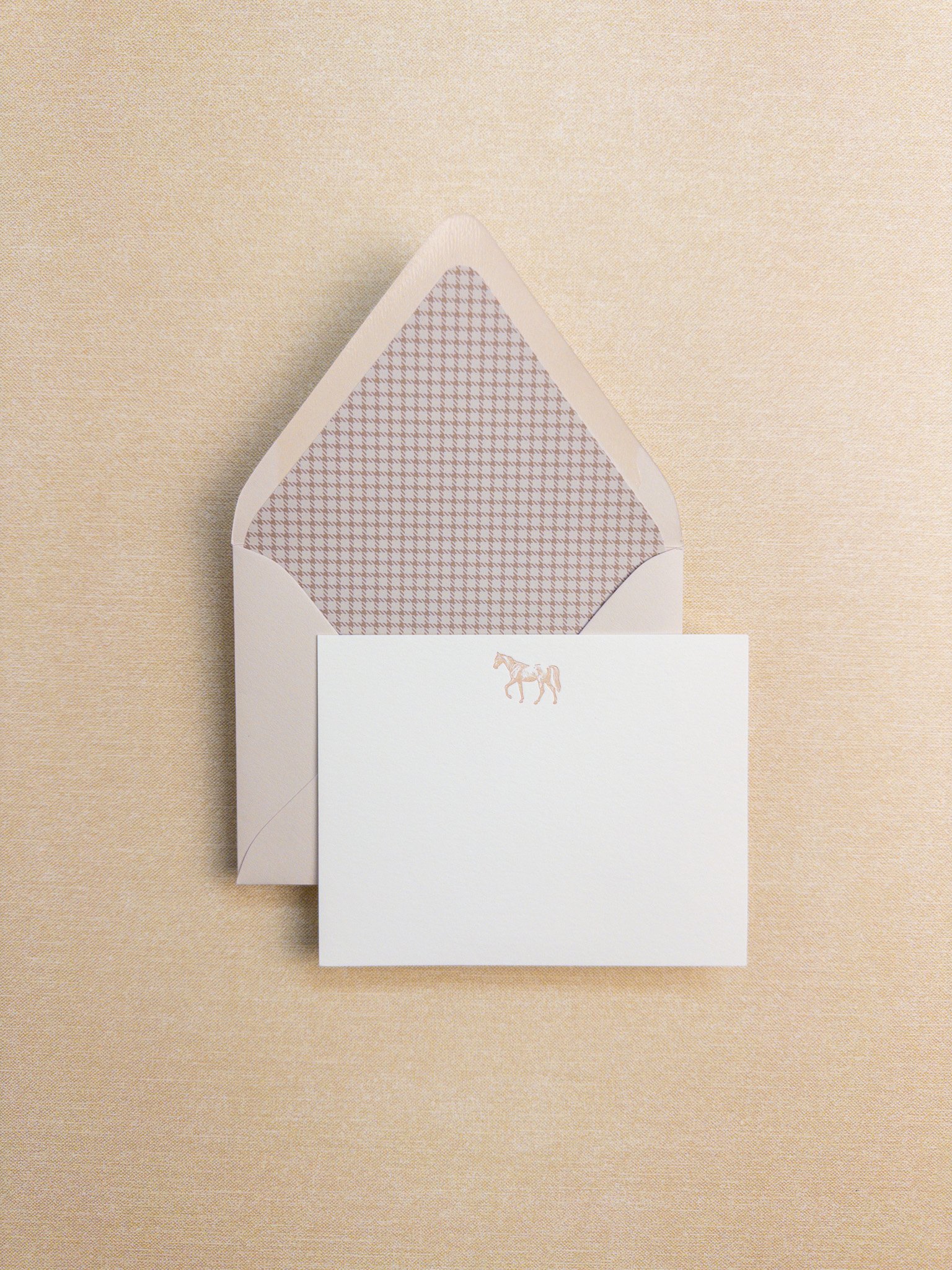 Houndstooth Horse Stationery Pack