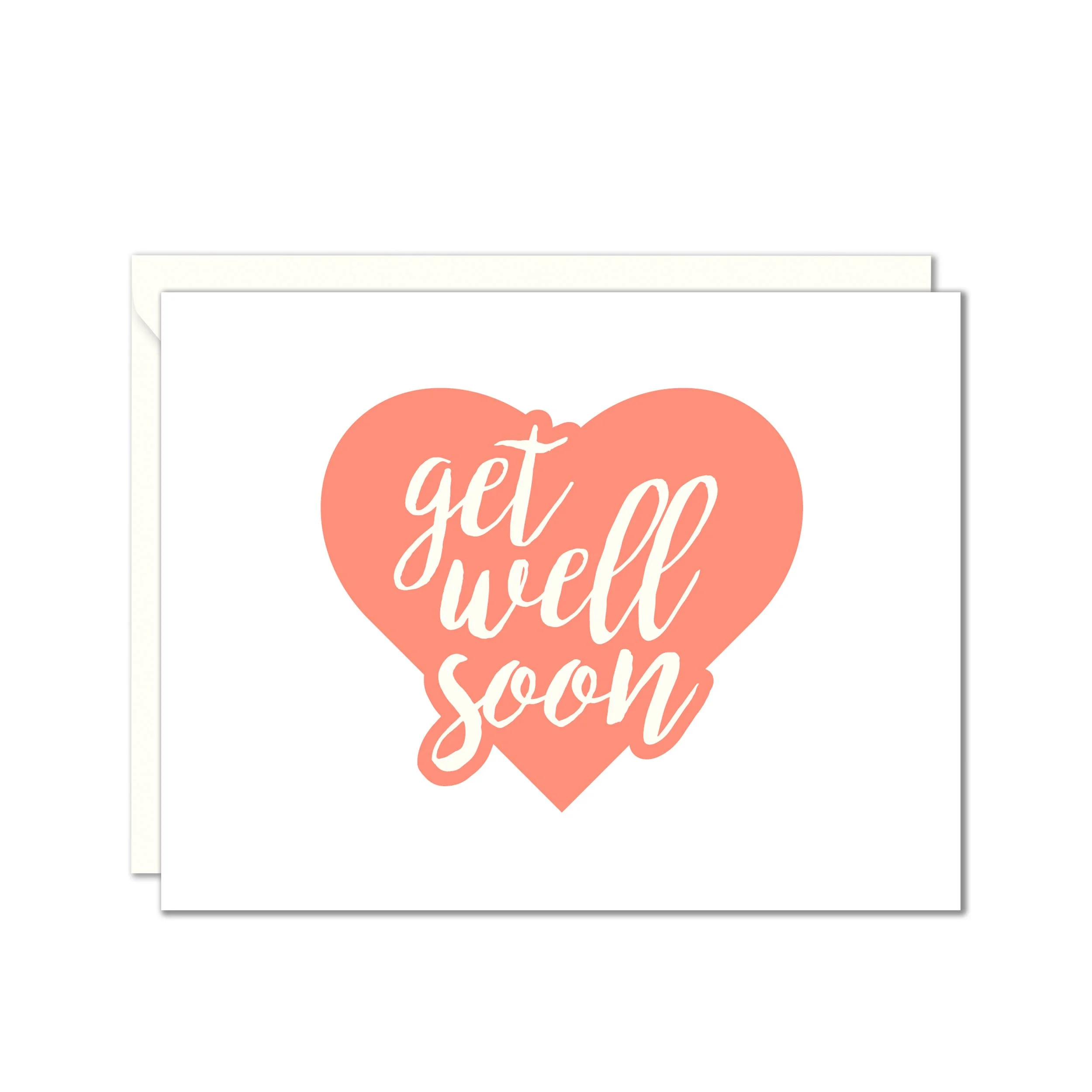 Get Well Soon Heart Card