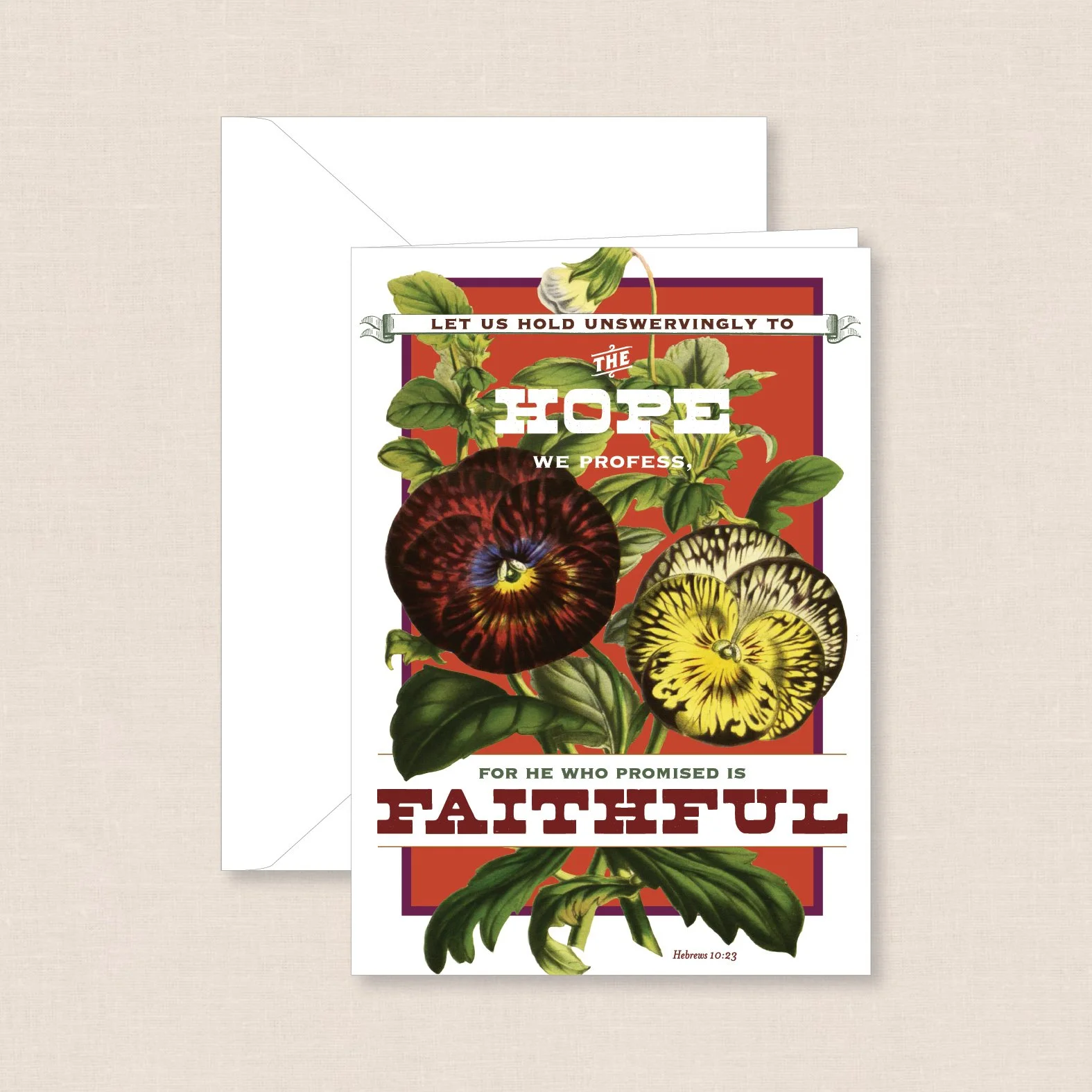 He Who Promised Scripture Card