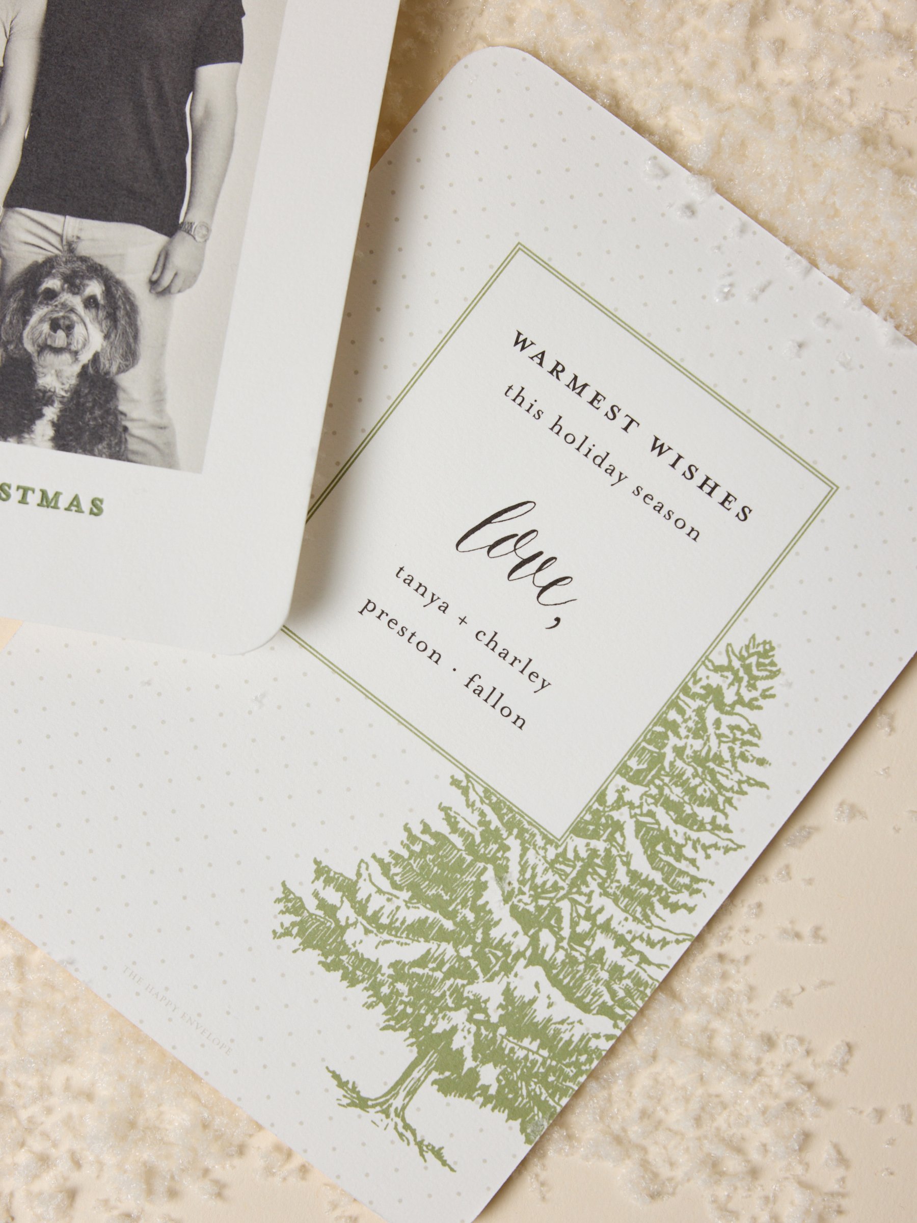 Deluxe Holiday Card by The Happy Envelope