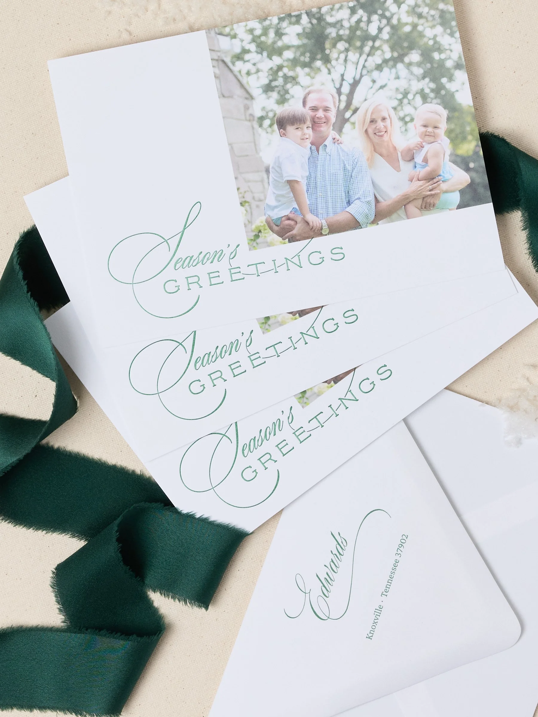 Deluxe Holiday Card by The Happy Envelope