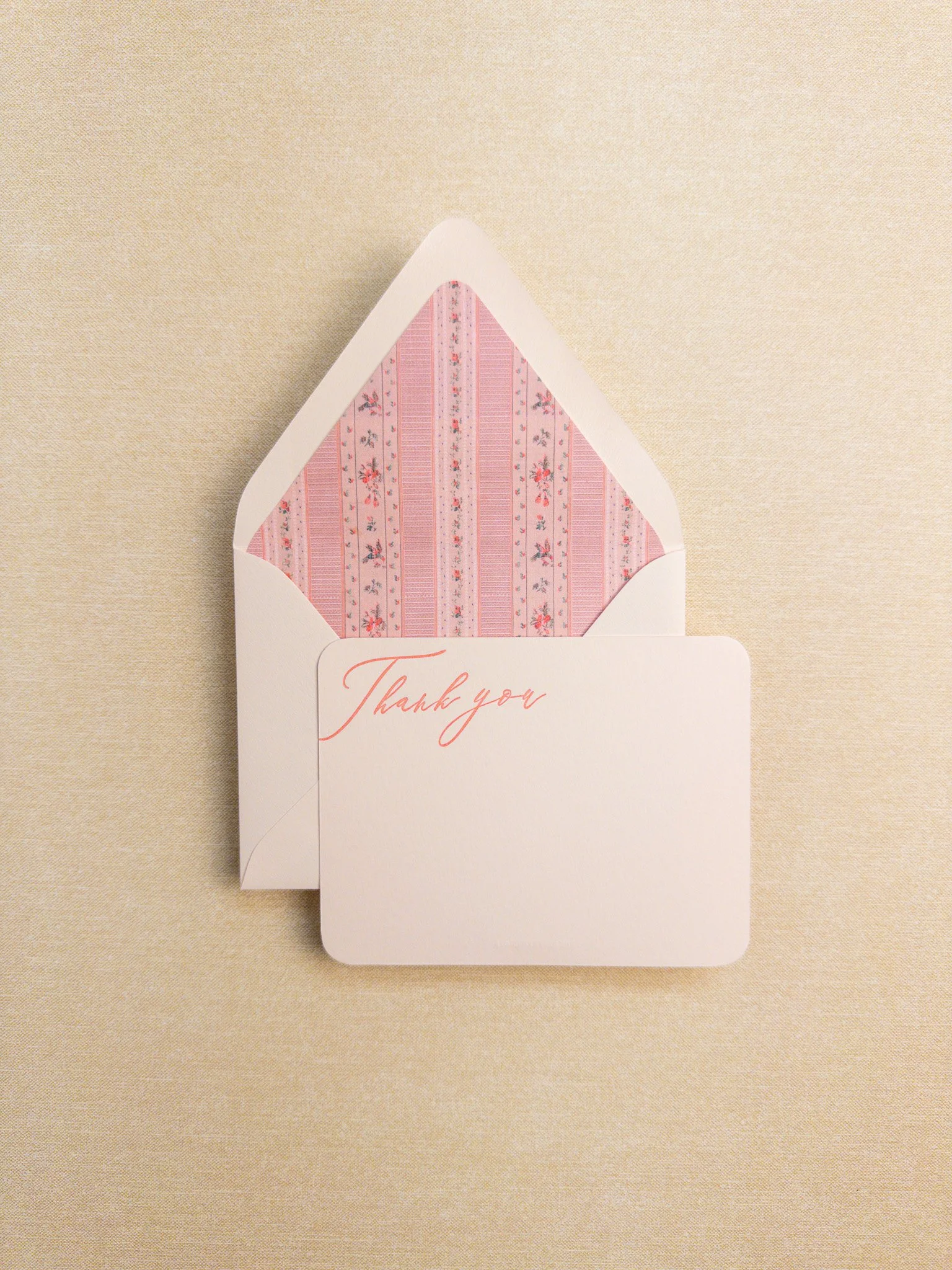 Pretty Pink Thanks Stationery Pack