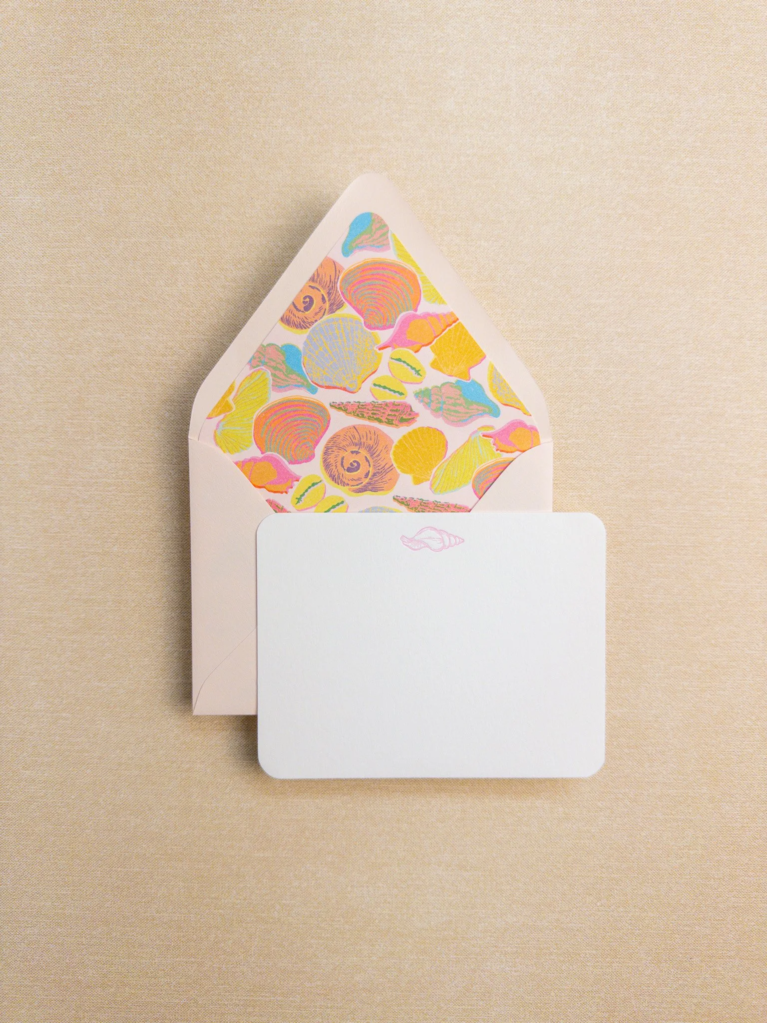 Bright Seashells Stationery Pack