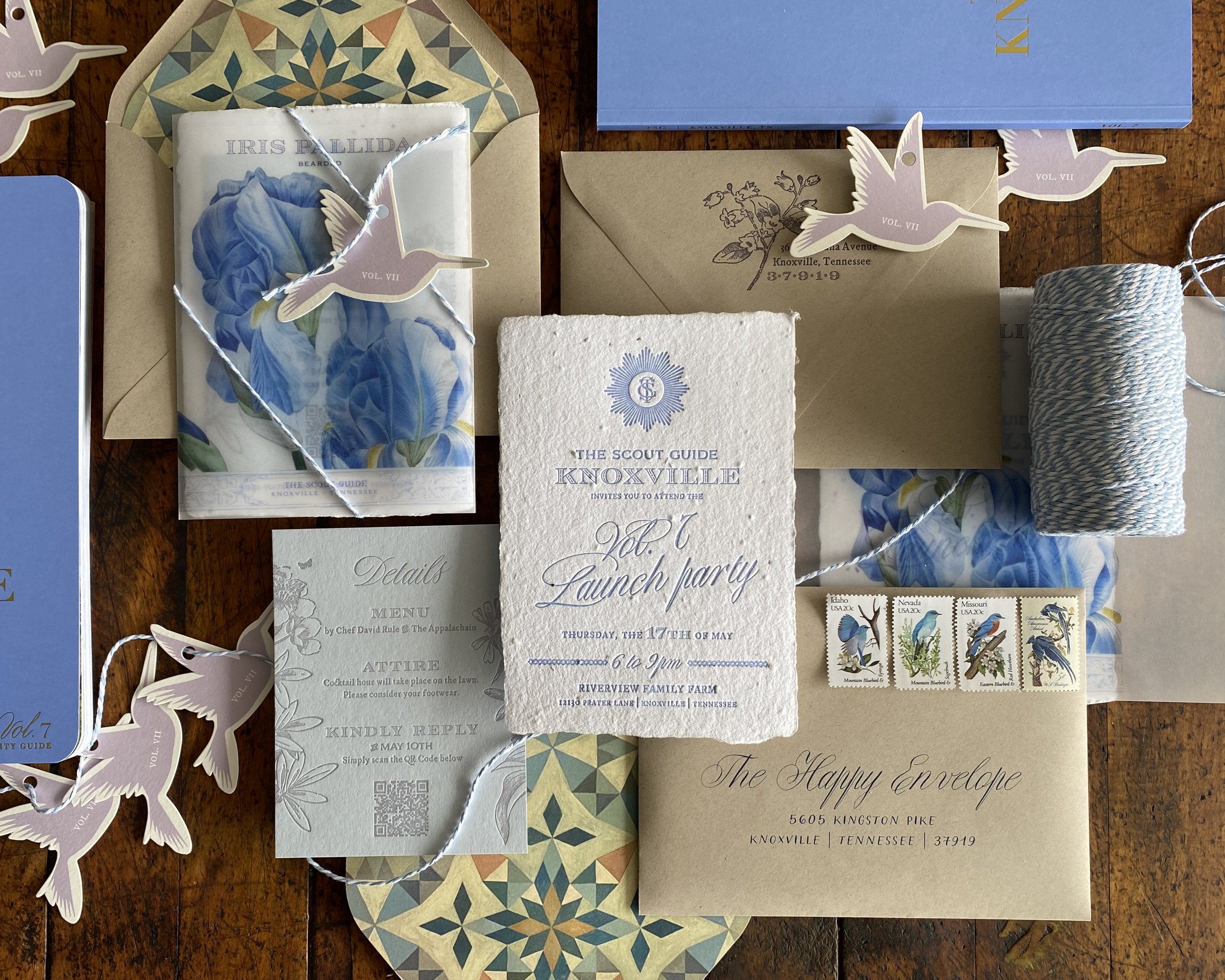 Crafty Stripe gift wrap — The Happy Envelope