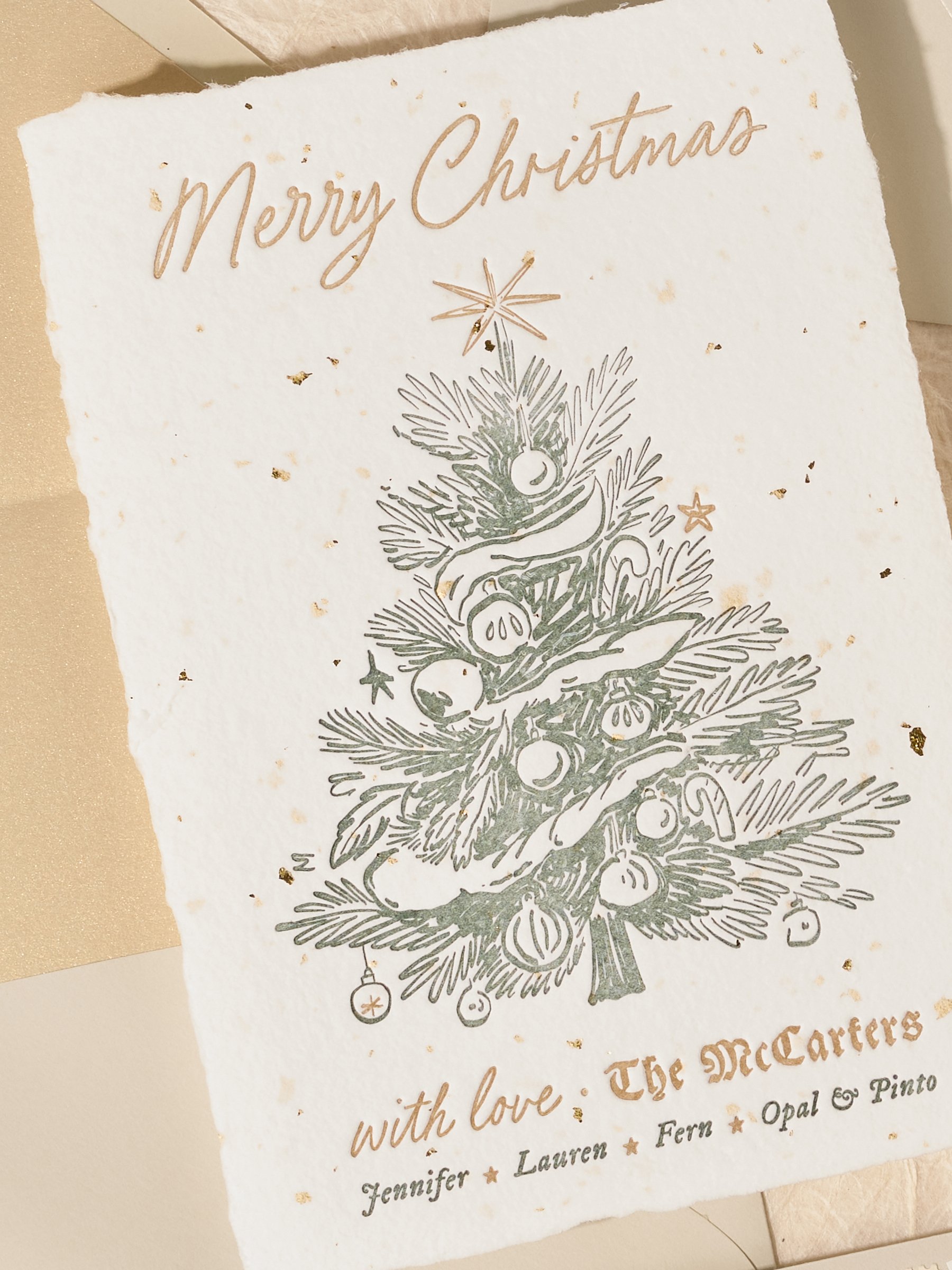 Custom Holiday Cards by The Happy Envelope