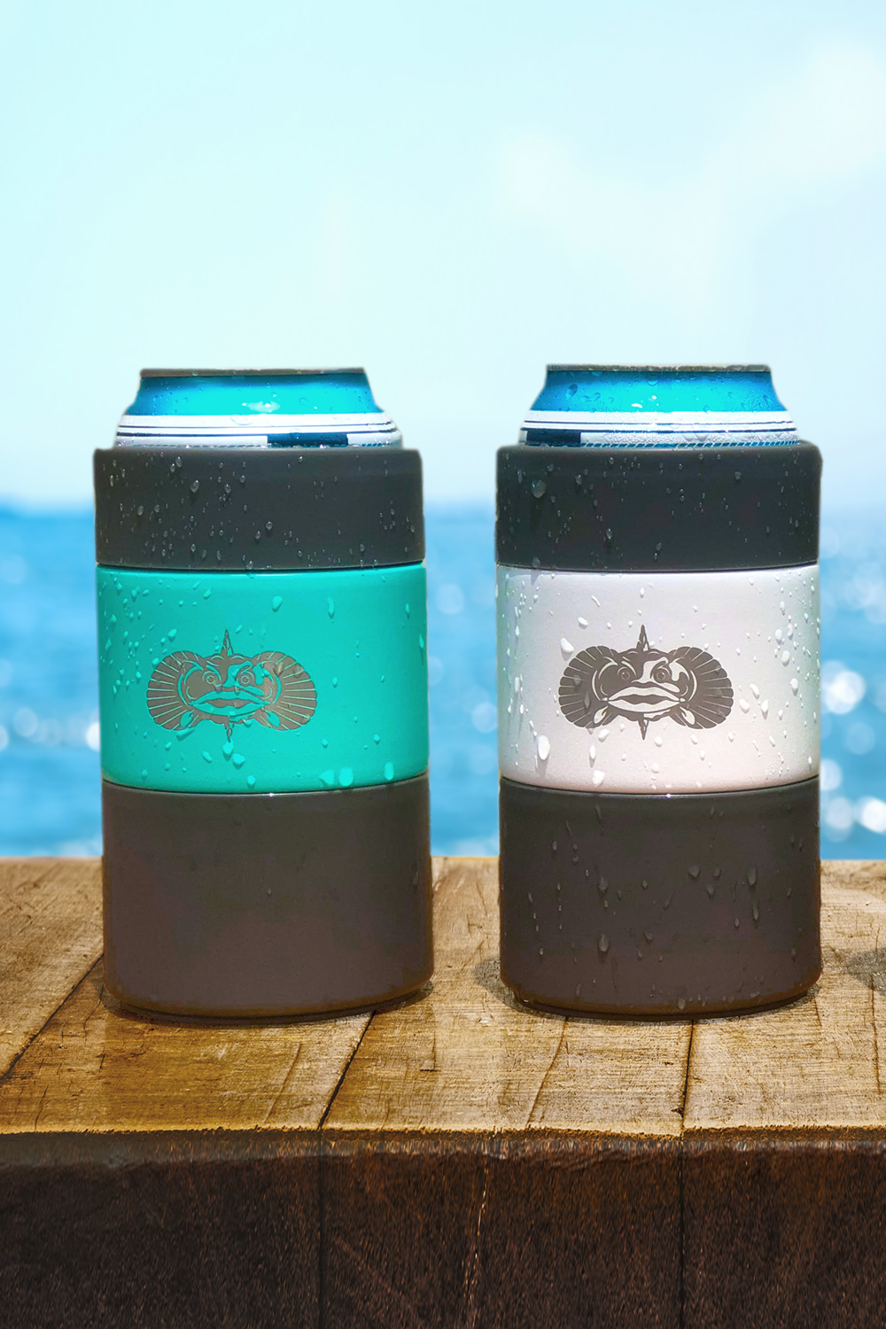  Toadfish Slim Non-Tipping Can Cooler for 12oz Cans
