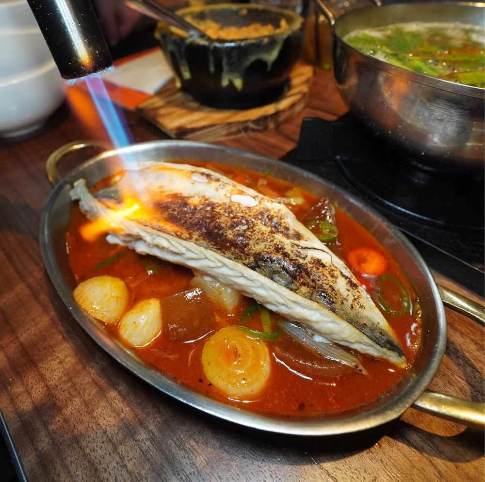 Torched mackerel