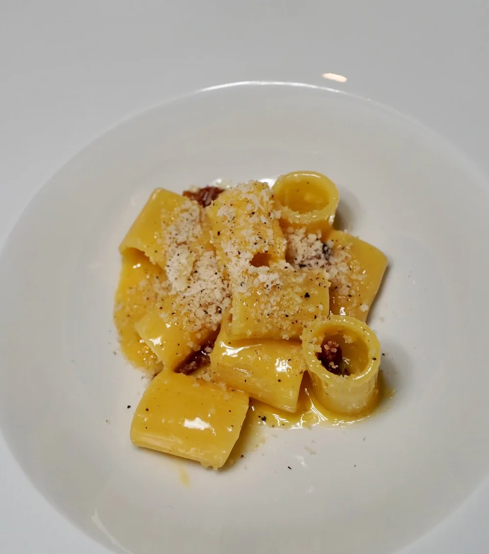 Carbonara (included in the tasting) from Roscioli