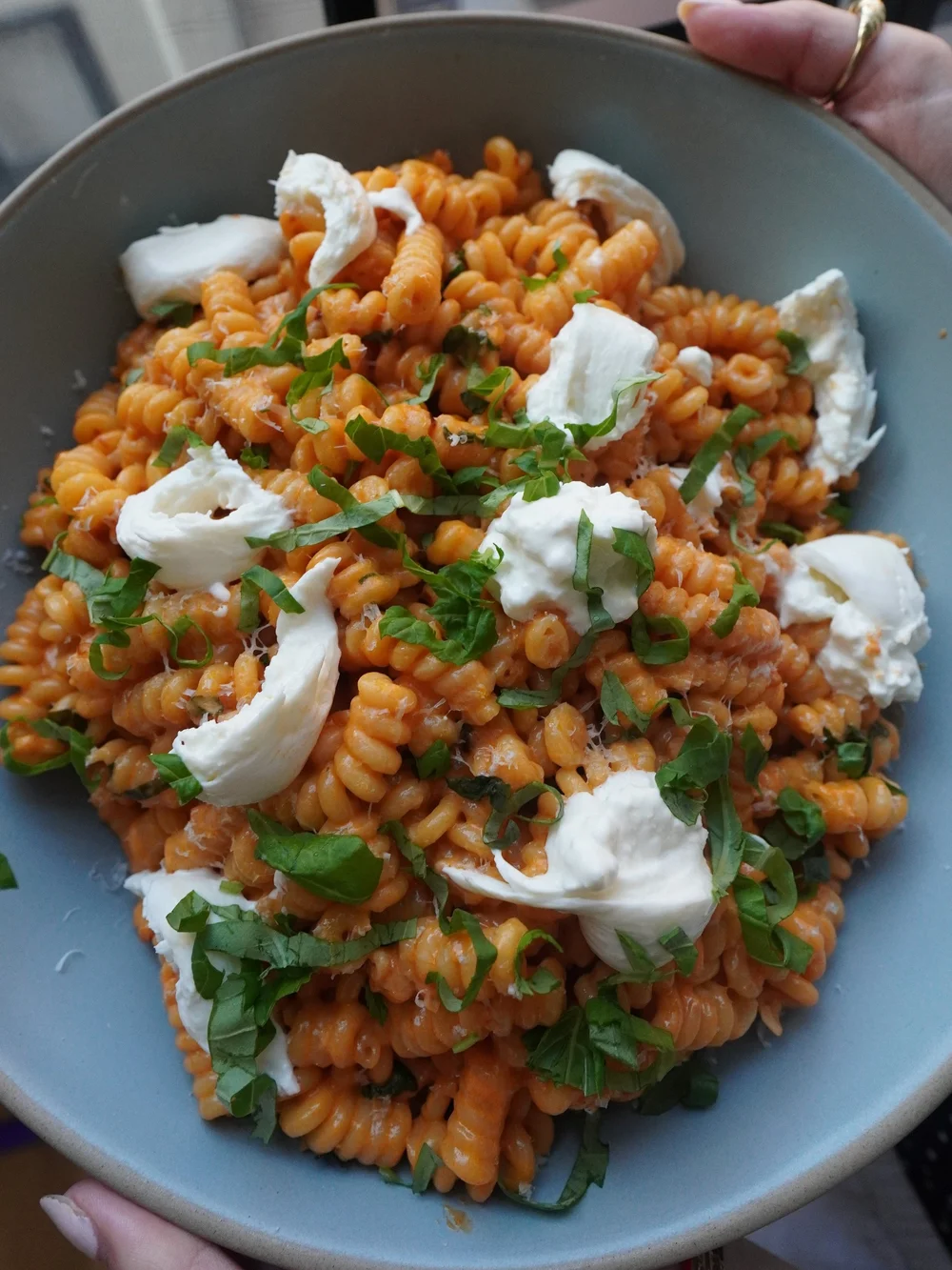 Vodka Pasta with Burrata