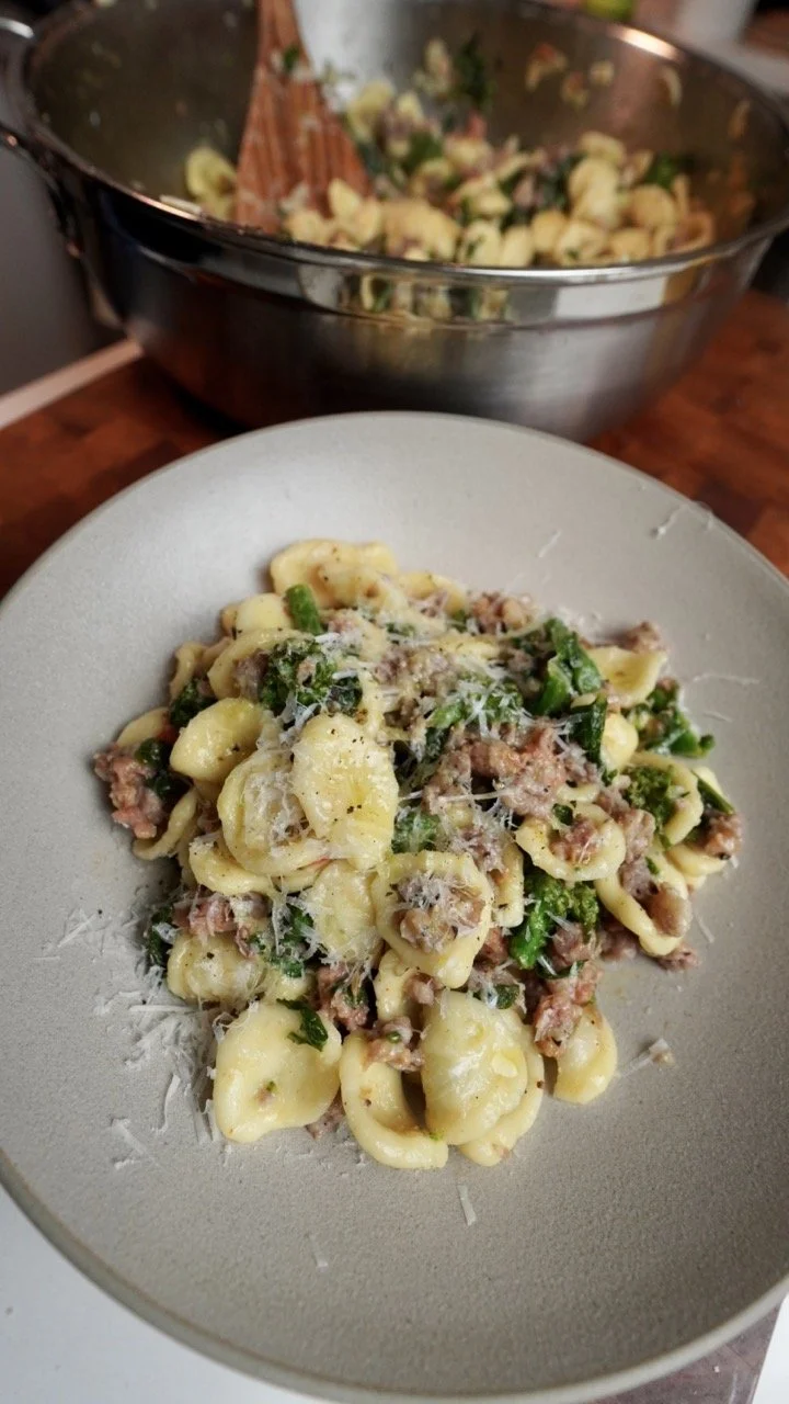 Orecchiette with Sausage and Broccoli Rabe