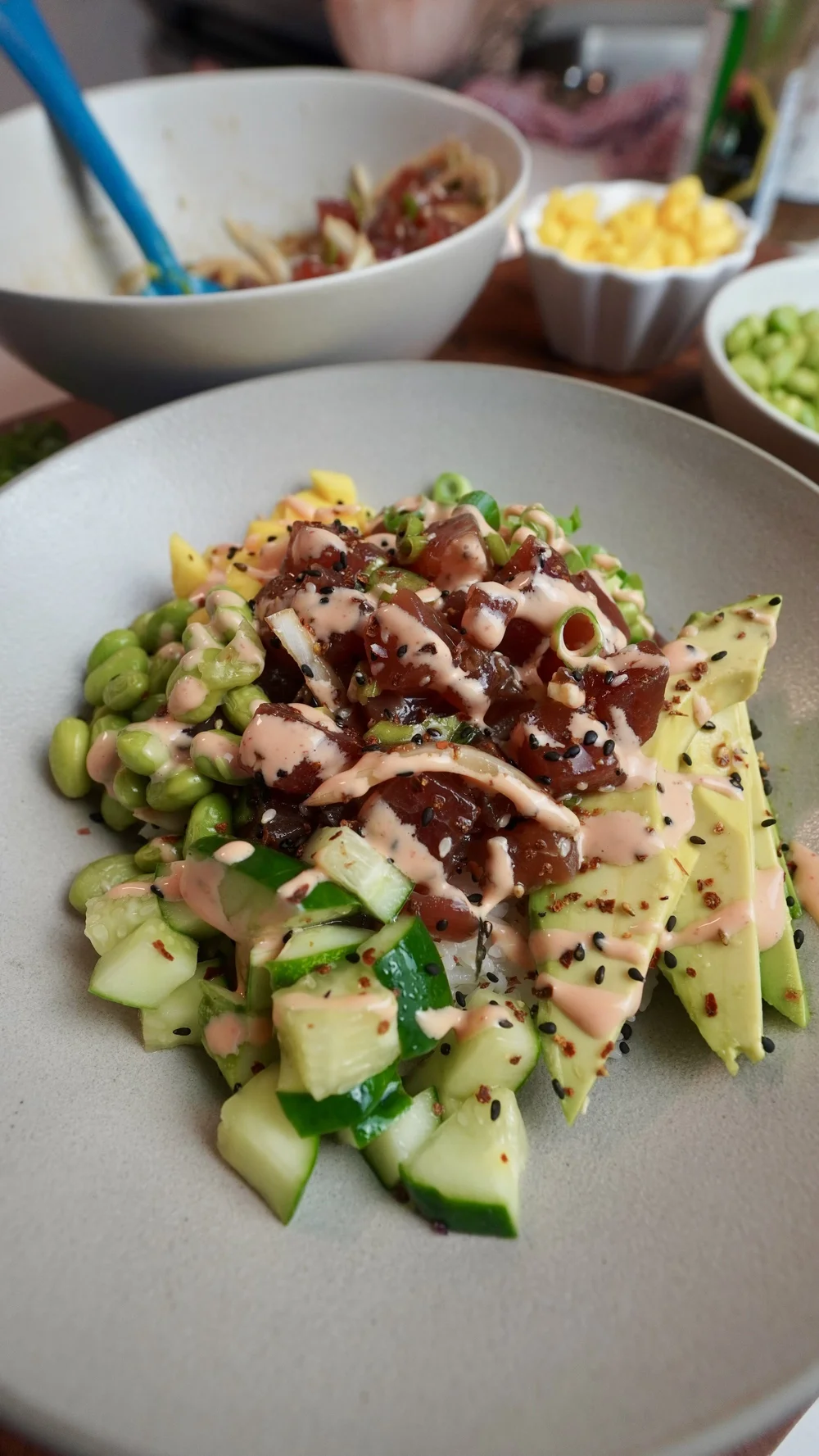 Tuna Poke Bowls