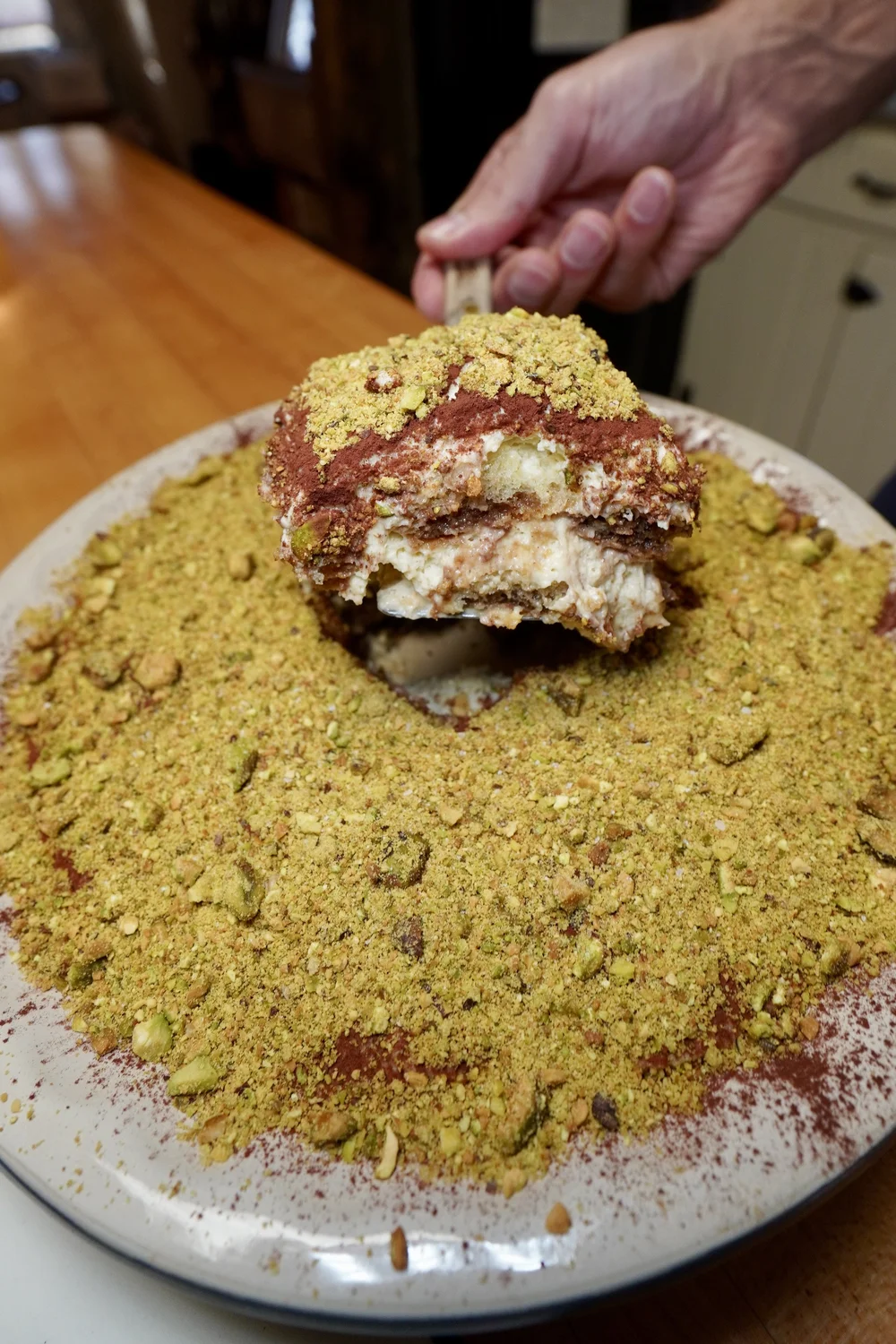 Pistachio Tiramisu