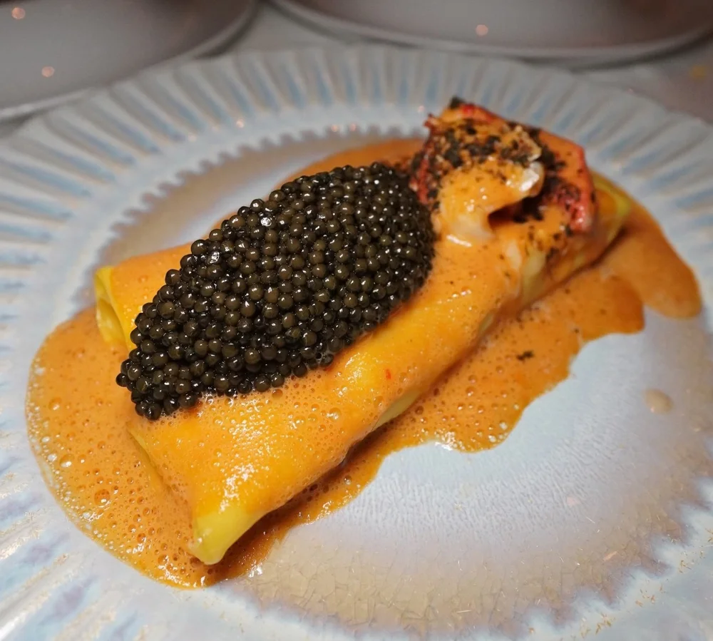 Lobster & caviar cannelloni from Cafe Carmellini (try saying that 5 times fast)