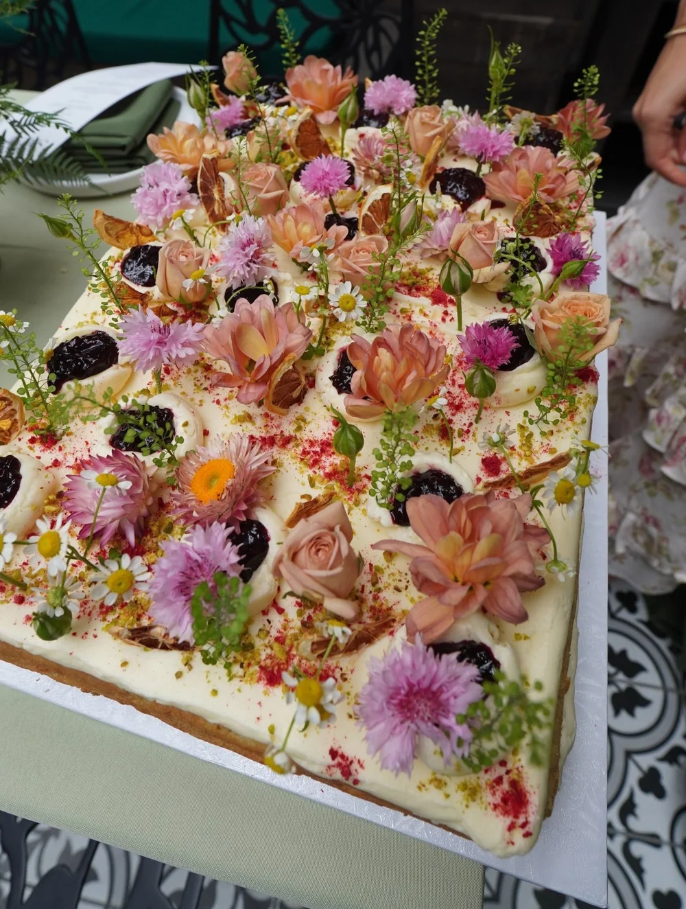 Blackberry peach cake from From Lucie