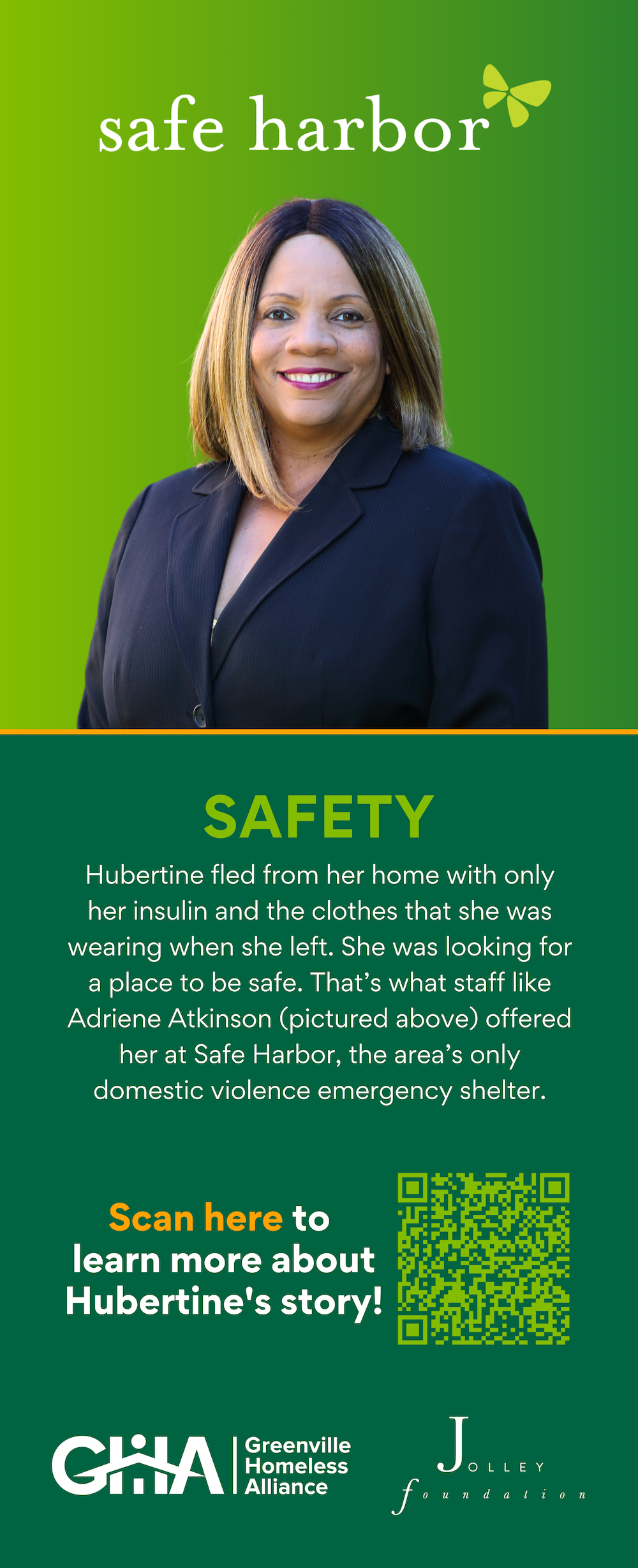 Greenville Homeless Alliance "Stories of Hope" Campaign: Pop-up banners, social media, and web assets