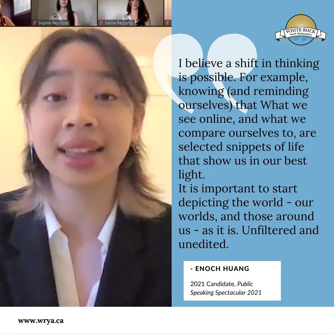An excerpt of Enoch Huang&rsquo;s speech entitled: This User is Offline. 
Get your tickets to our 64th Annual Awards Gala to find out the winner of our Public Speaking Award!

🗣
🎤
#publicspeaking #toastmastersinternational #wrya #whiterock#talent #