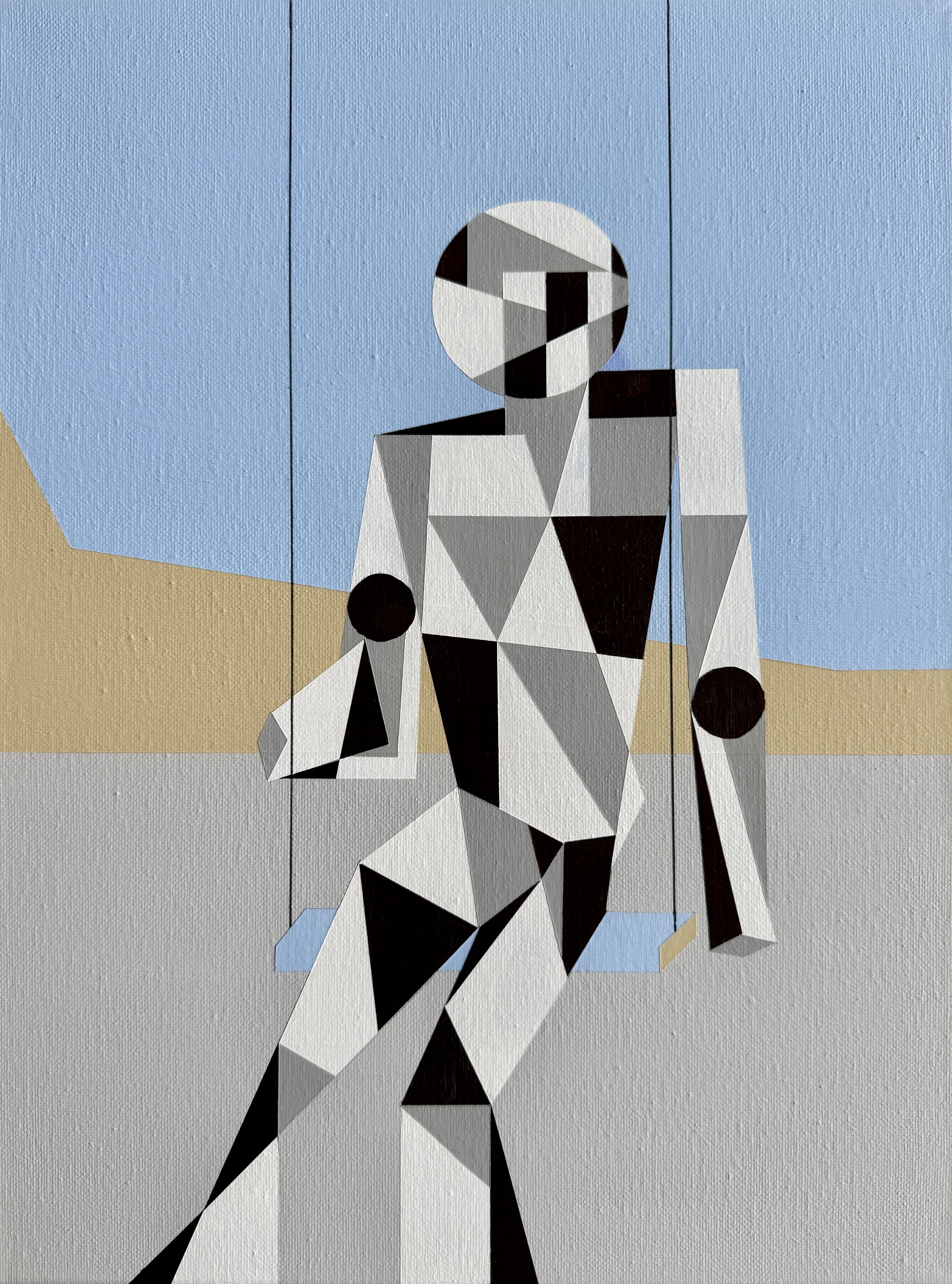 untitled, 40 x 30 cm, acrylic on canvas