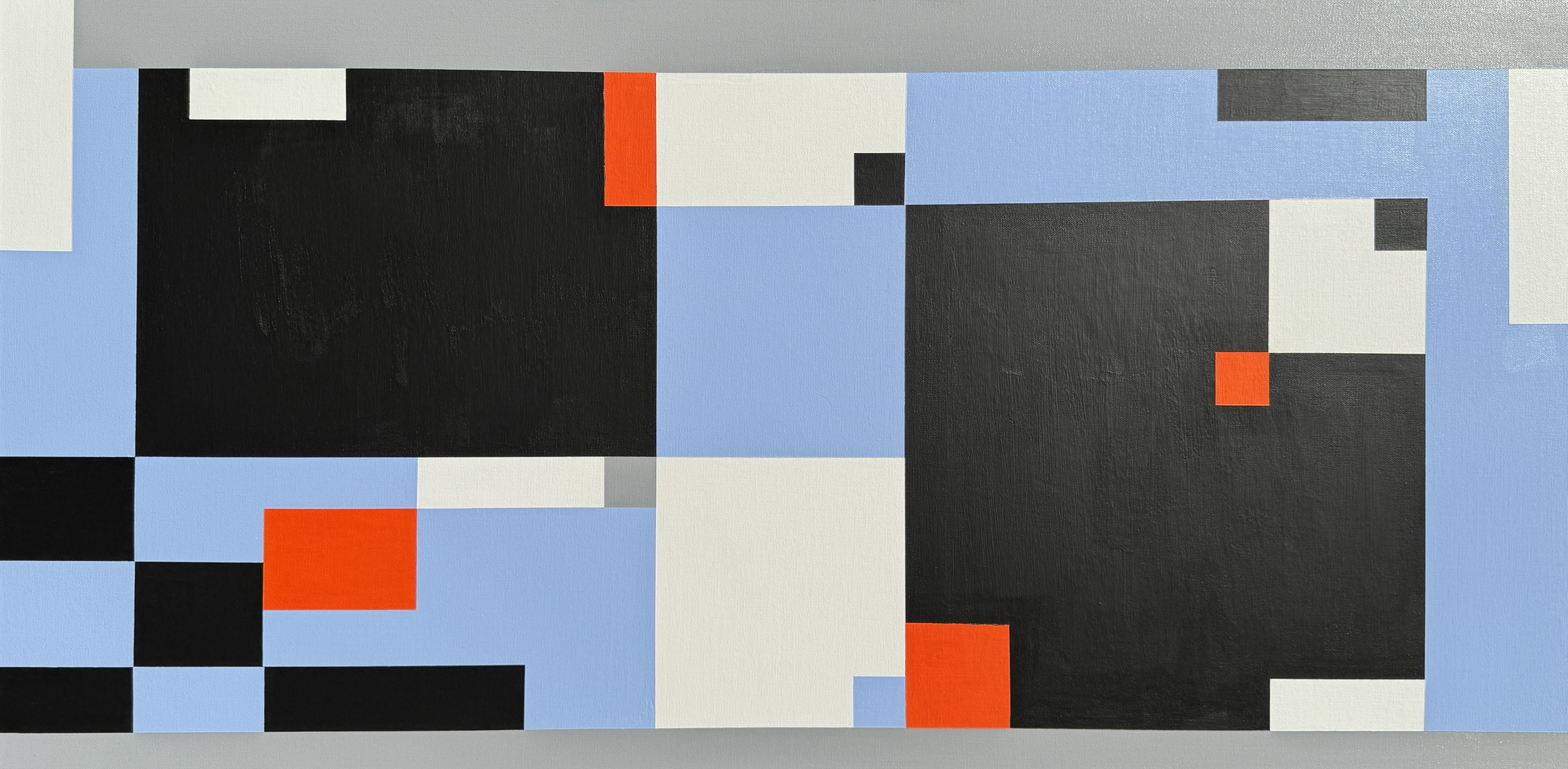appelsintræ, 60 x 120 cm, acrylic on canvas