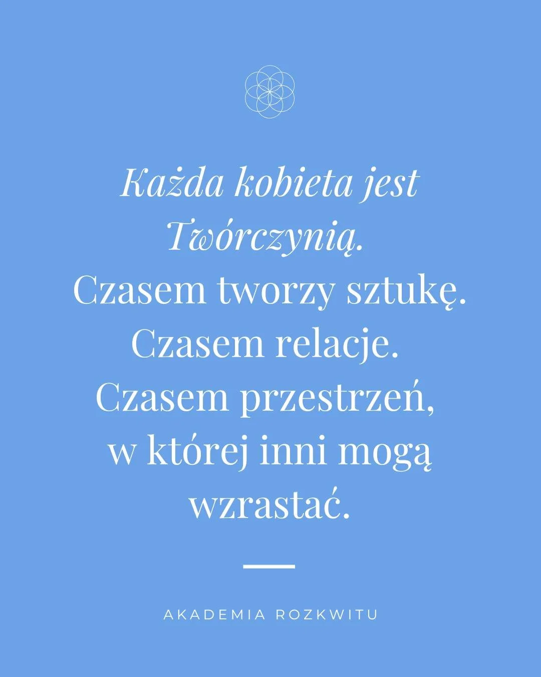 Tw&oacute;rczość nie zawsze oznacza spektakularne projekty.
Czasem największą tw&oacute;rczością jest stworzenie przestrzeni,
w kt&oacute;rej inni mogą poczuć się bezpiecznie i być sobą.

I właśnie z takich przestrzeni często zaczynają się najpięknie