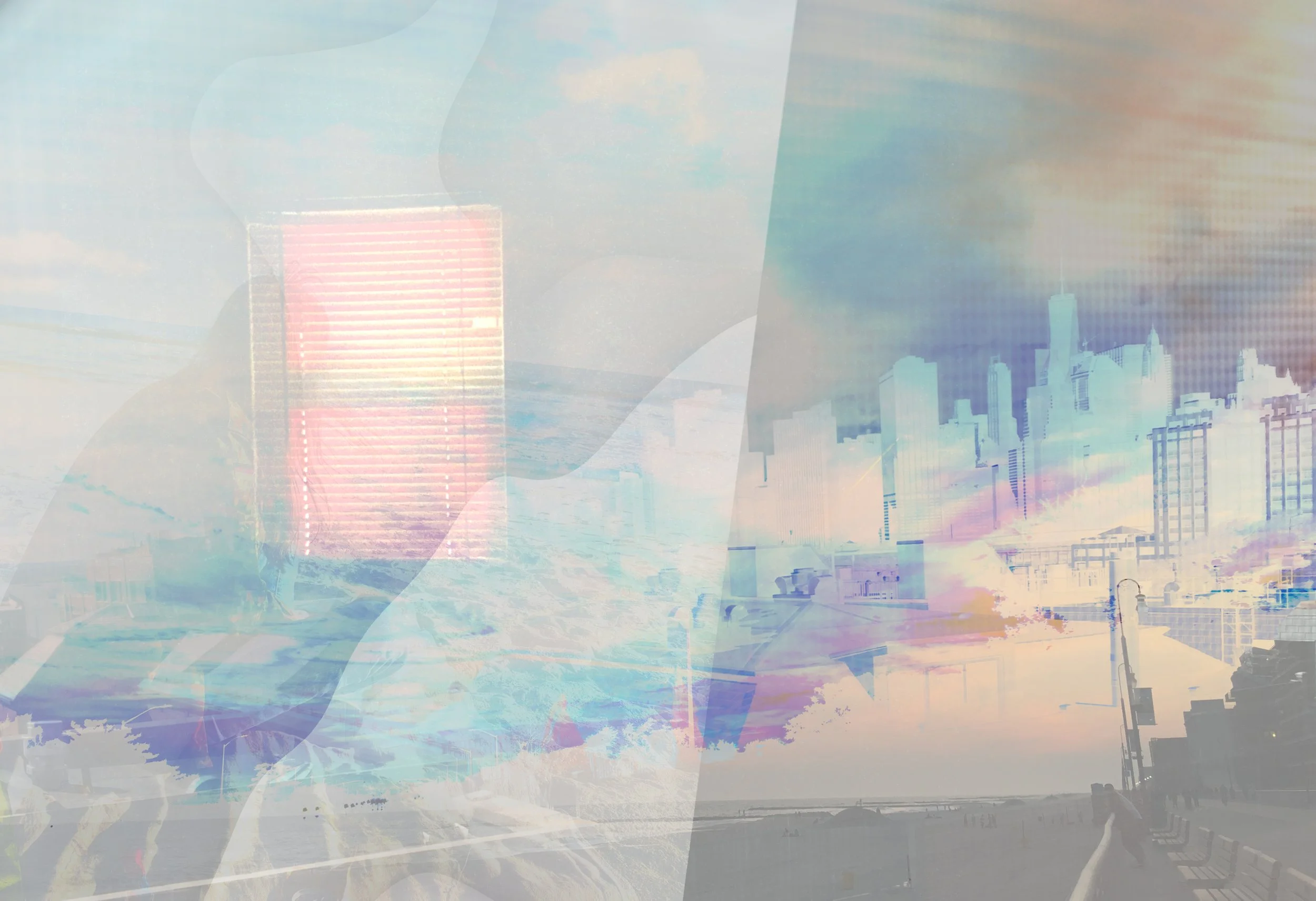  Window Watching , 2021, Digital composite print, 18 x 24  in.