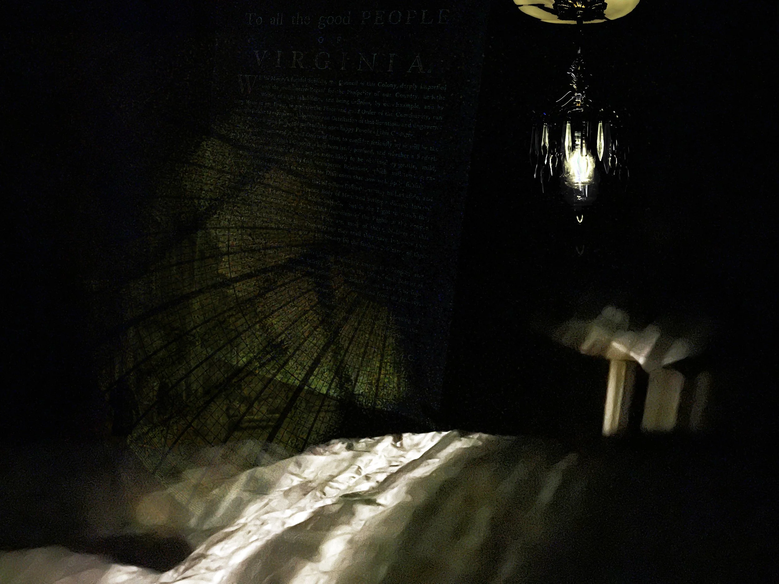  Winchester Windows / To the Good People of Virginia , 2021, Digital composite print, 10 x 13  in.