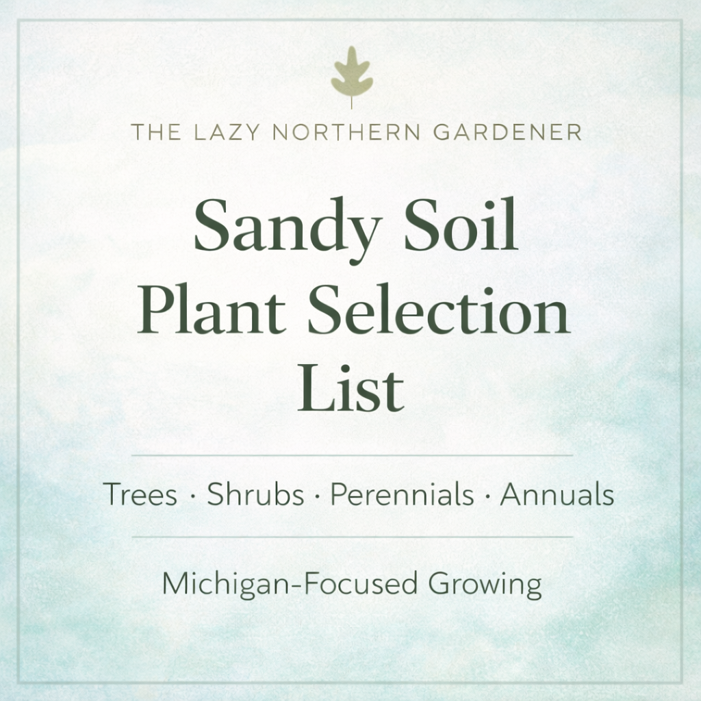 Sandy Soil Garden Plant Selection List
