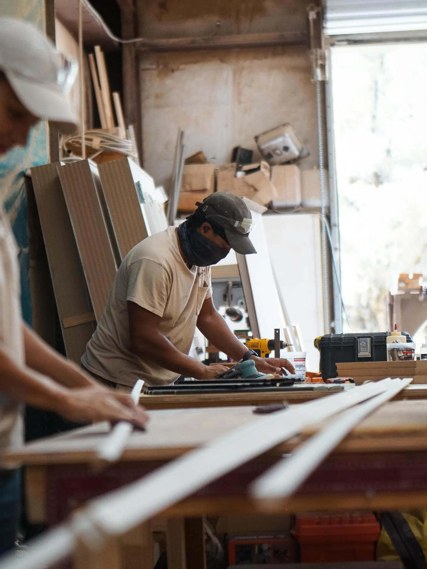 Measure twice, cut once, although Tavon probably measures 3 or 4 times to ensure perfection in every cut. Perfection is what we strive towards in all of our projects here at WoodCraft, nothing but the best leaves out of our shop doors. 

#Woodcraft #