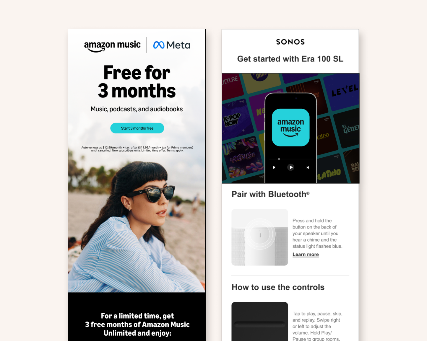 Amazon Music Sonos and Meta Partnership