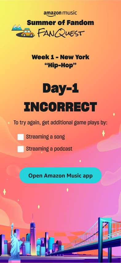 Trivia Question - Incorrect Answer