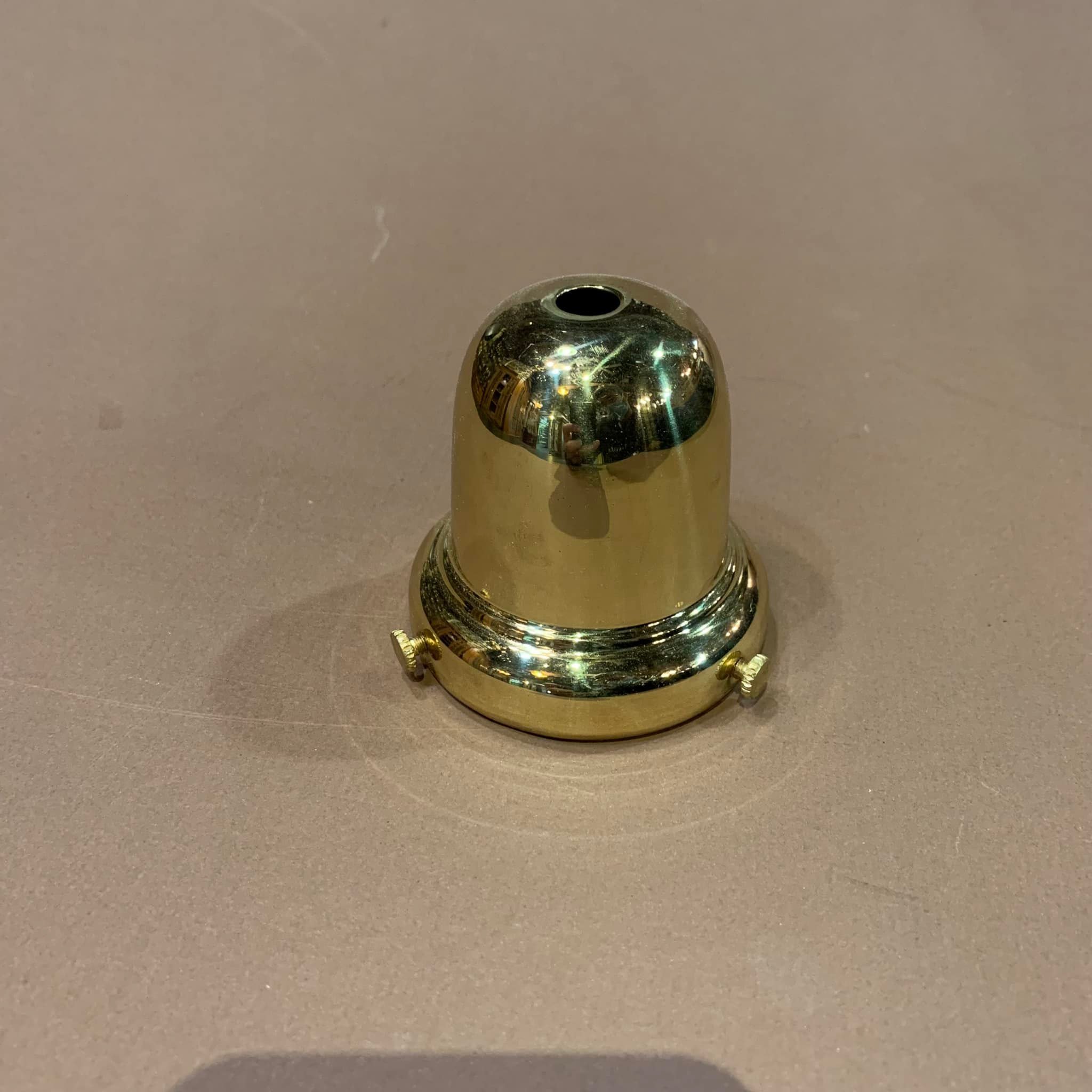 F01 - Cloche en laiton brillant / Brass glossy bell 2.5"