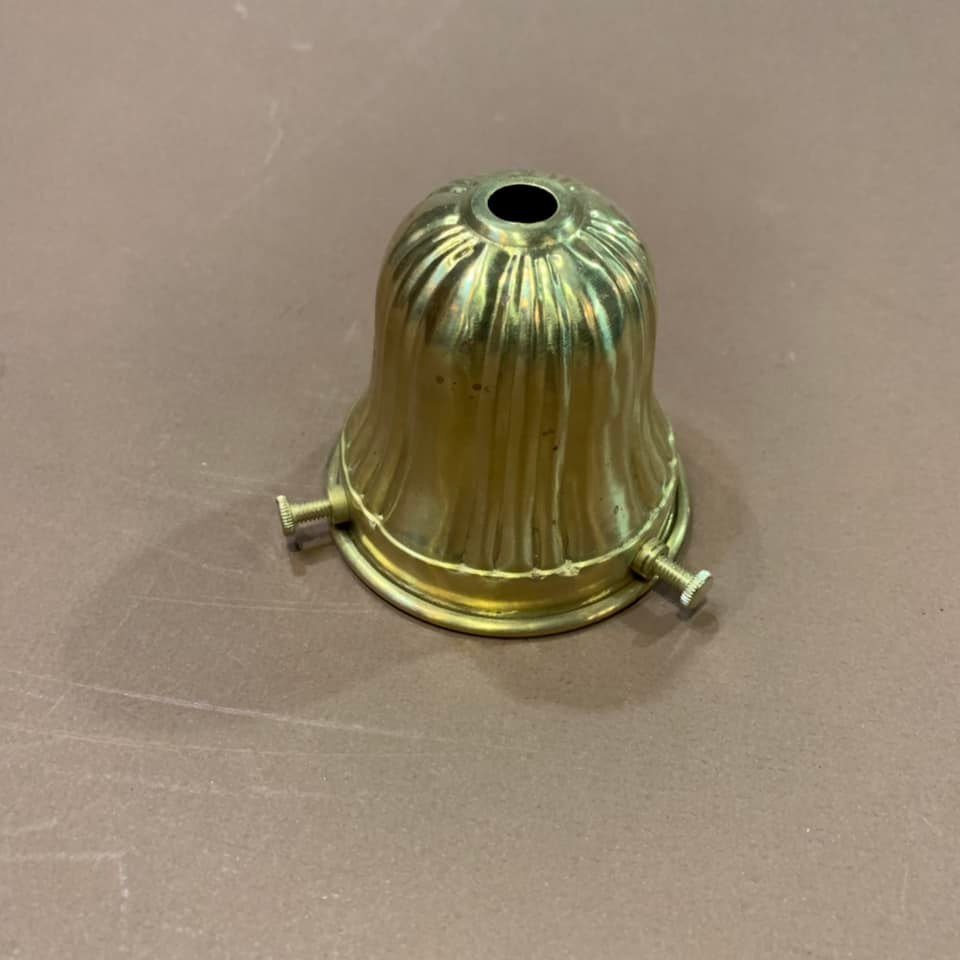 F04 - Cloche en laiton demi brillant / Brass semi-gloss bell 2.5"