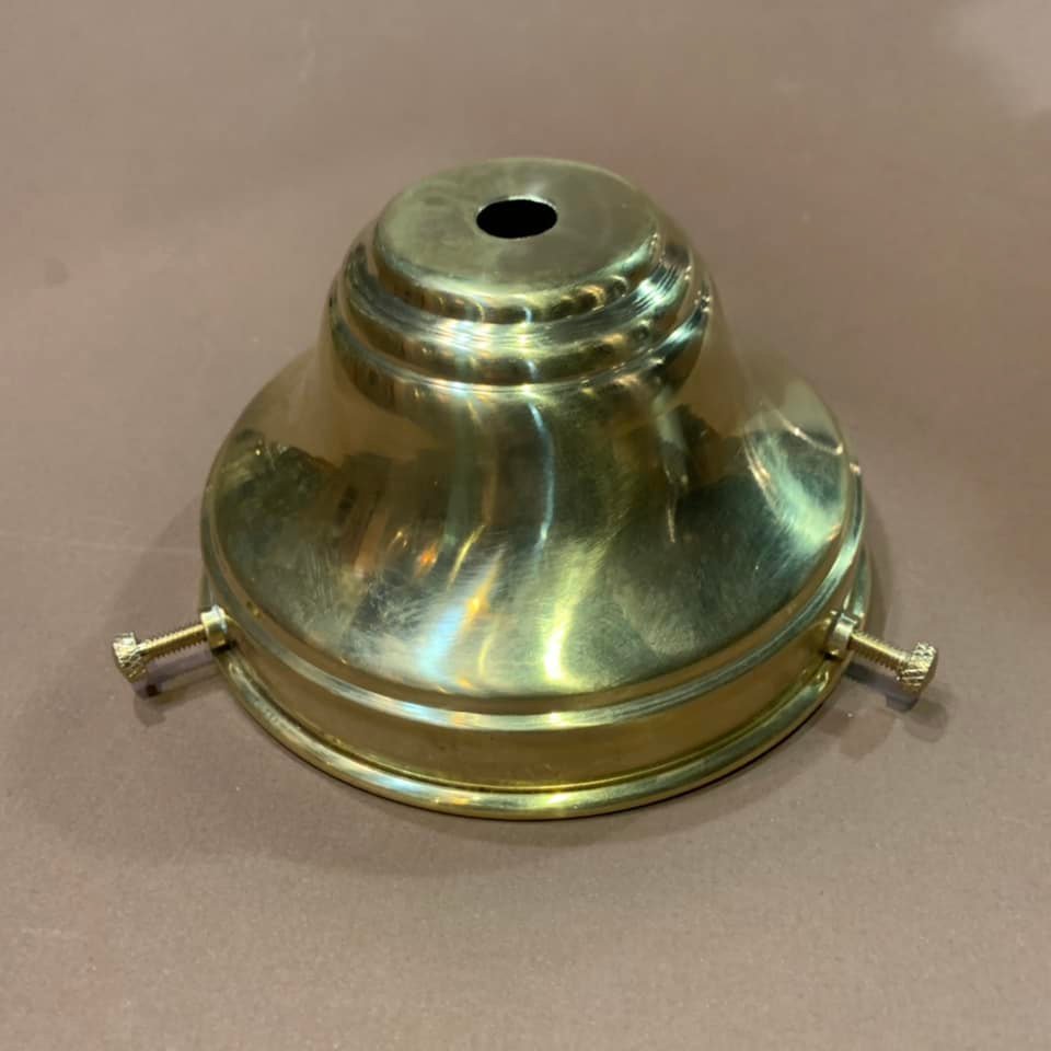 F11 - Fixture en laiton brillant / Brass glossy fixture 4 1/4"