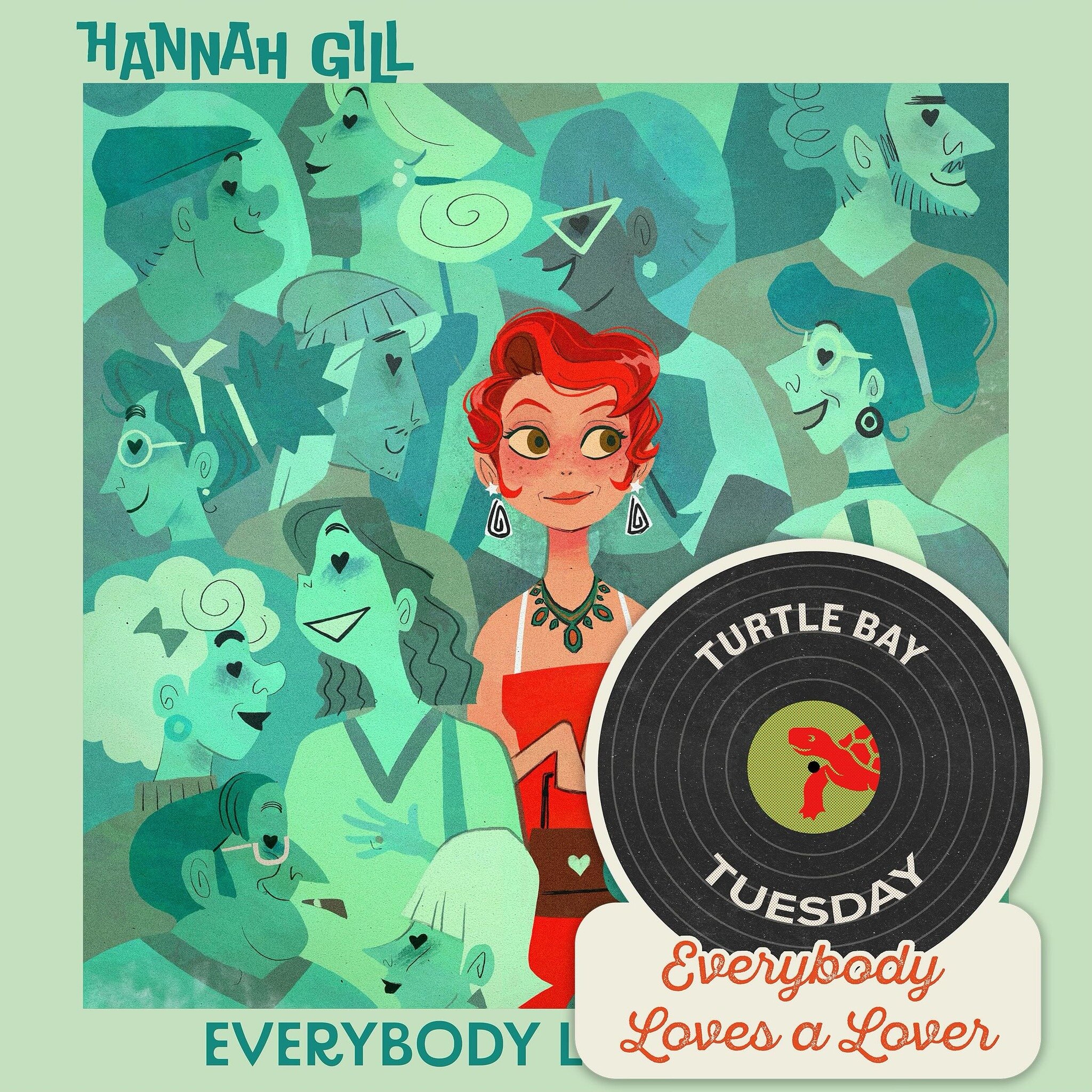 This weeks #turtlebaytuesday is &lsquo;Everybody Loves A Lover&rsquo; by Hannah Gill. You can listen on your favorite streaming service, or, better still, go to turtlebayrecords.com to buy the album and shop the whole catalogue. 
.
.
.
.
#turtlebaytu