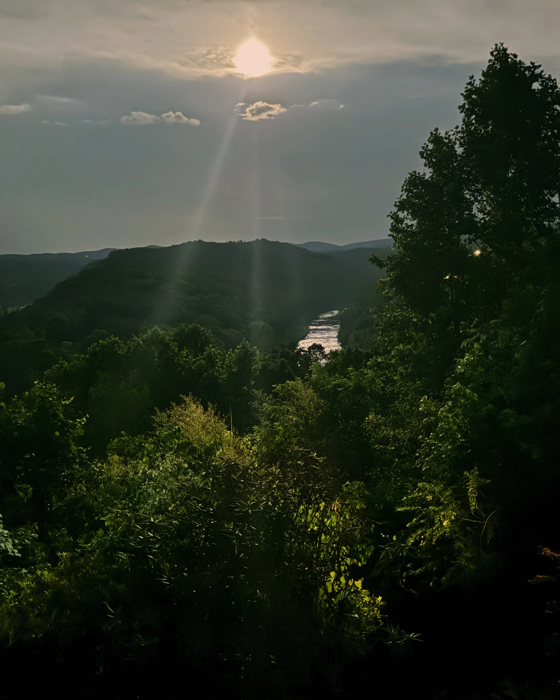 Full Moon Over the New River