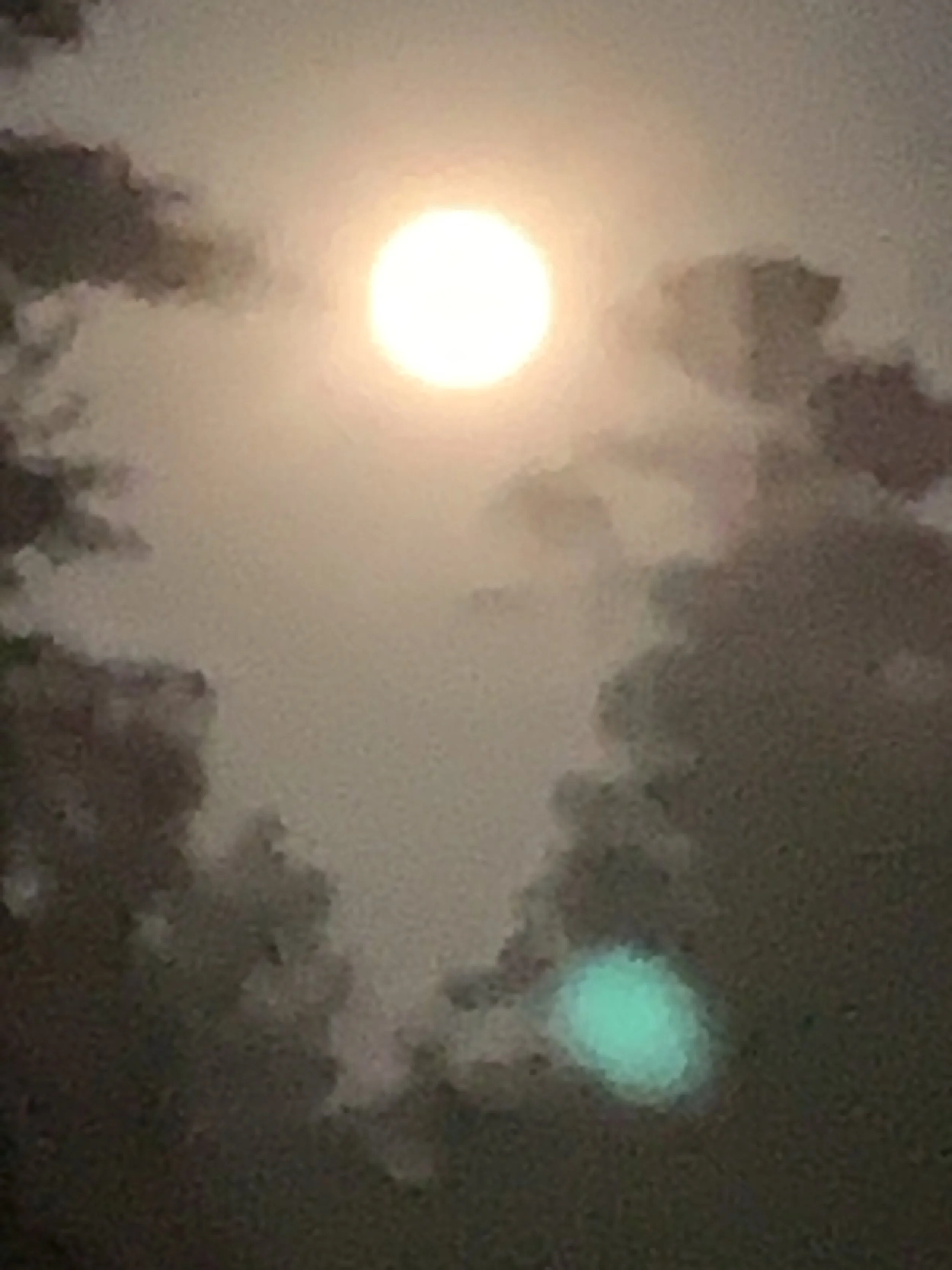 Strawberry Moon.  Chapel Hill, North Carolina.  June 2021