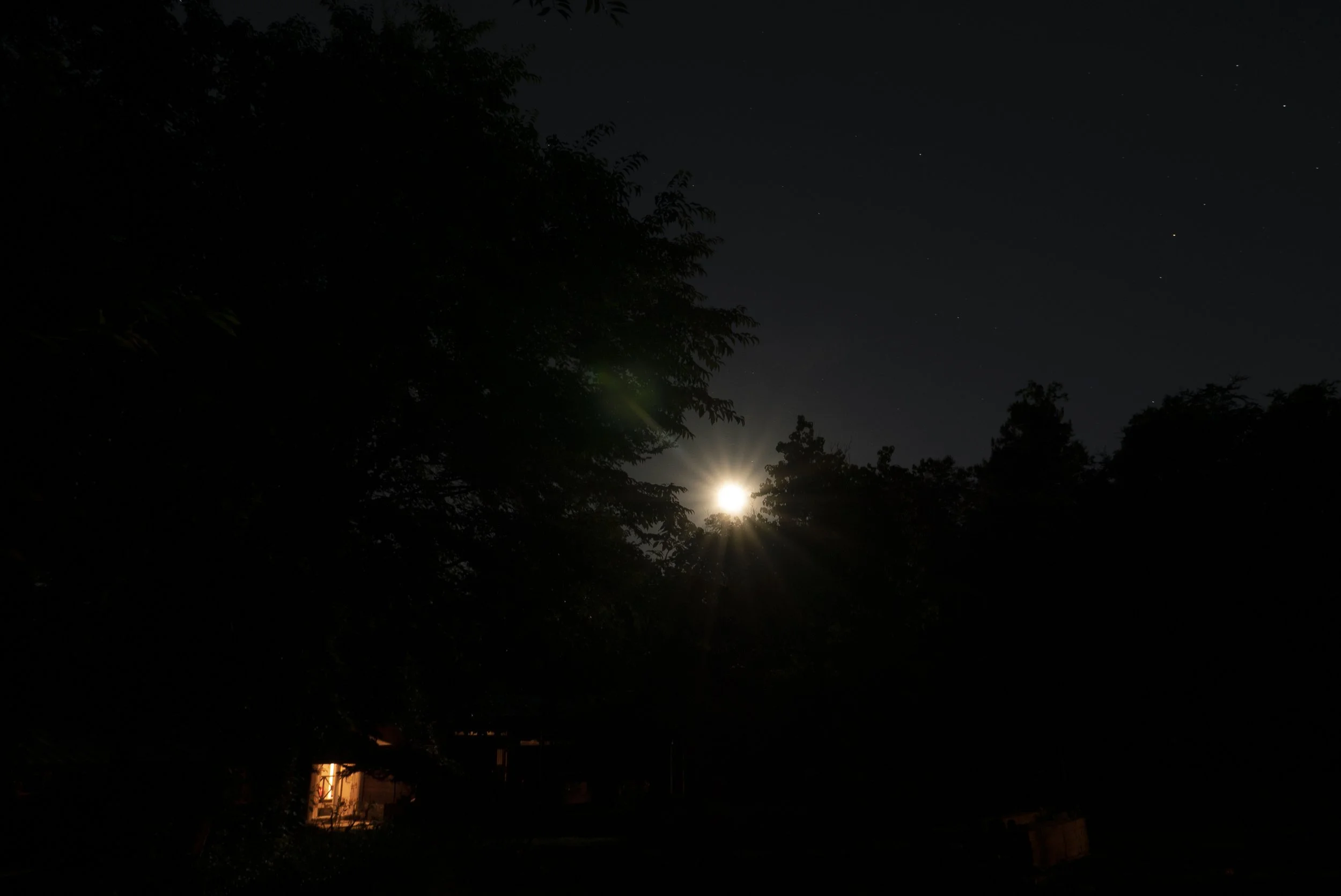 Strawberry Moon.  Chapel Hill, North Carolina.  June 2021