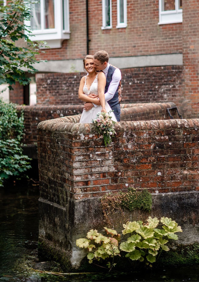 Winchester Itchen River Bride and Groom.PNG