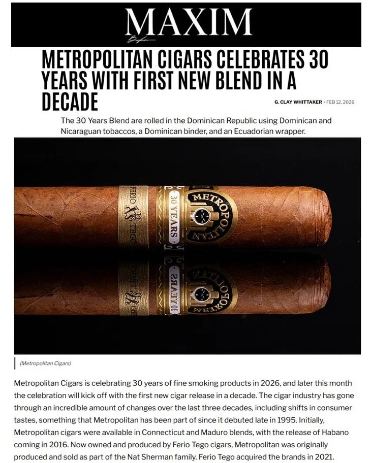Ferio Tego is celebrating 30 years of the Metropolitan Selection! Read all about it!

by @gclaywhittaker for @maximmag