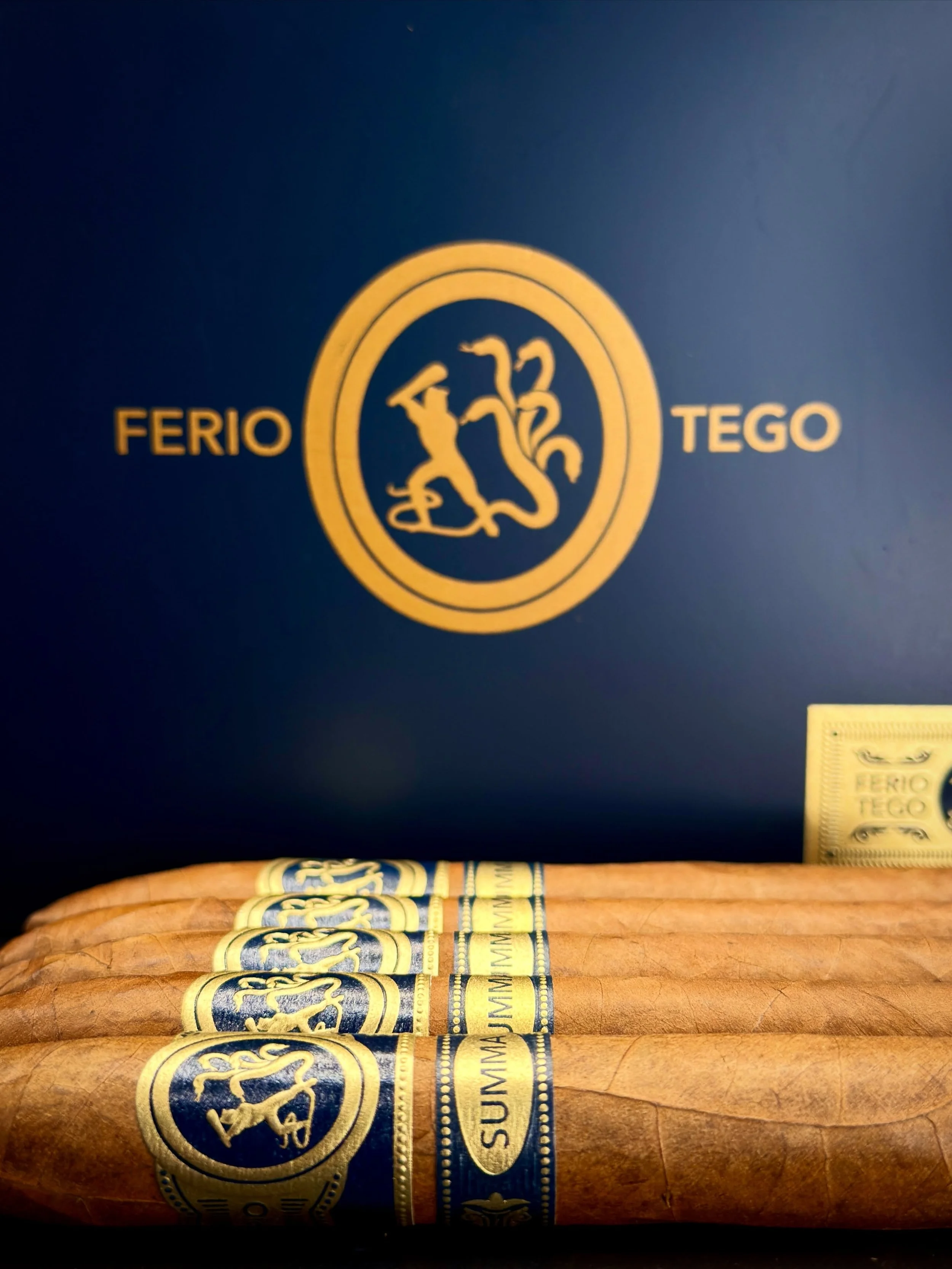 Ferio Tego Summa is&hellip;

&ldquo;The cigar has a spicy core of black and red pepper accented by notes of roasted chestnut, leather, orange peel and cocoa powder.&rdquo; &mdash; Cigar Aficionado

&ldquo;Complexity steps up in big fashion. Some waln