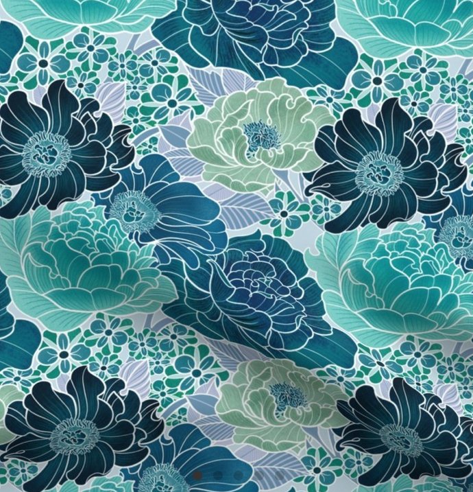 Blue Garden Peony