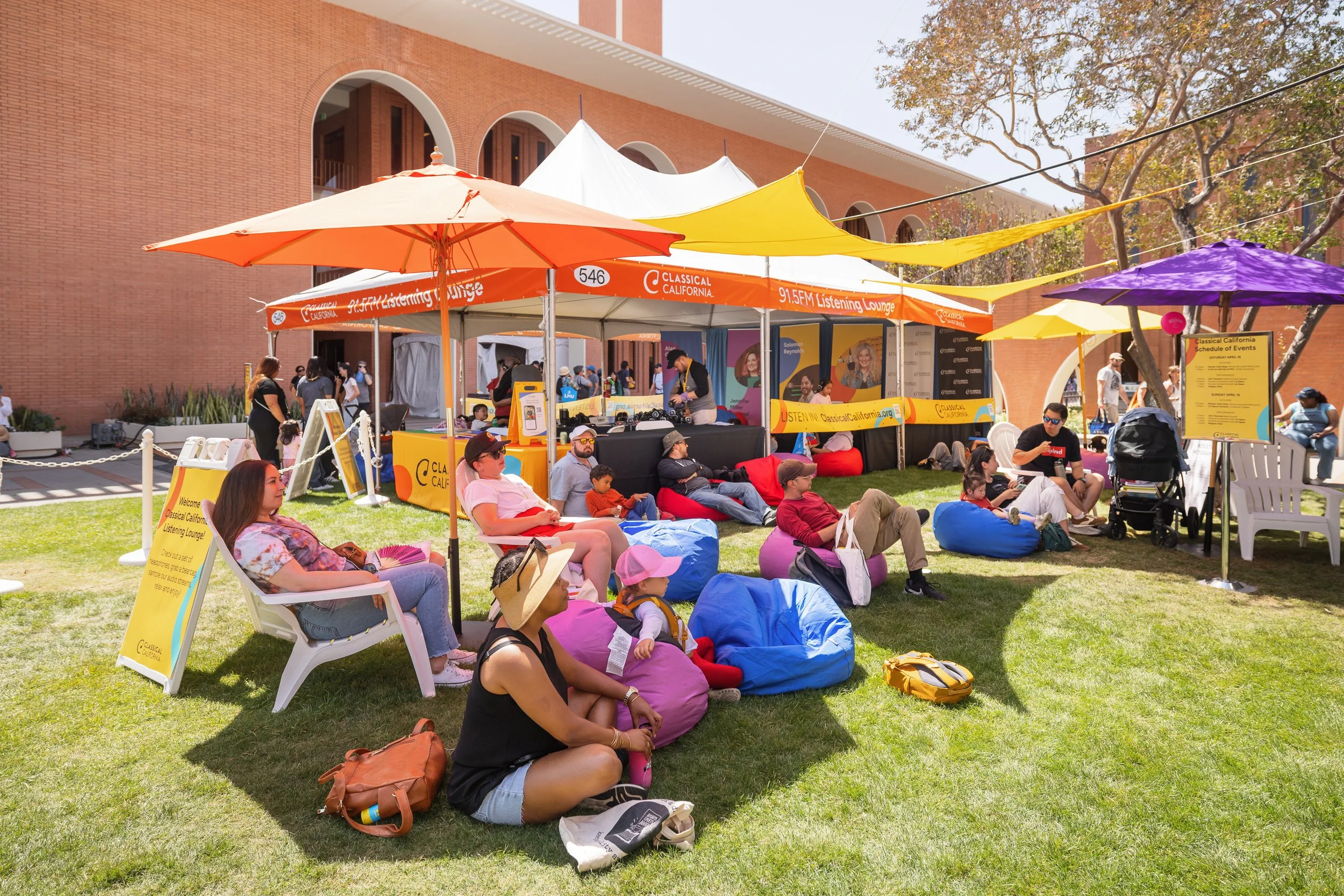 Classical California booth at the Los Angeles Times Festival of Books