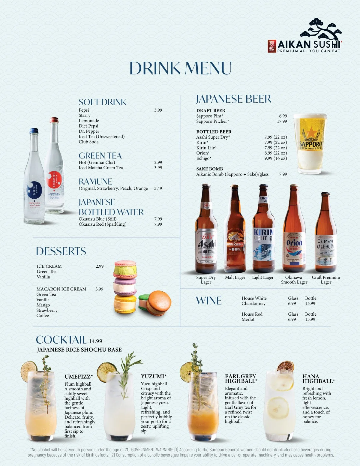 Drink Menu