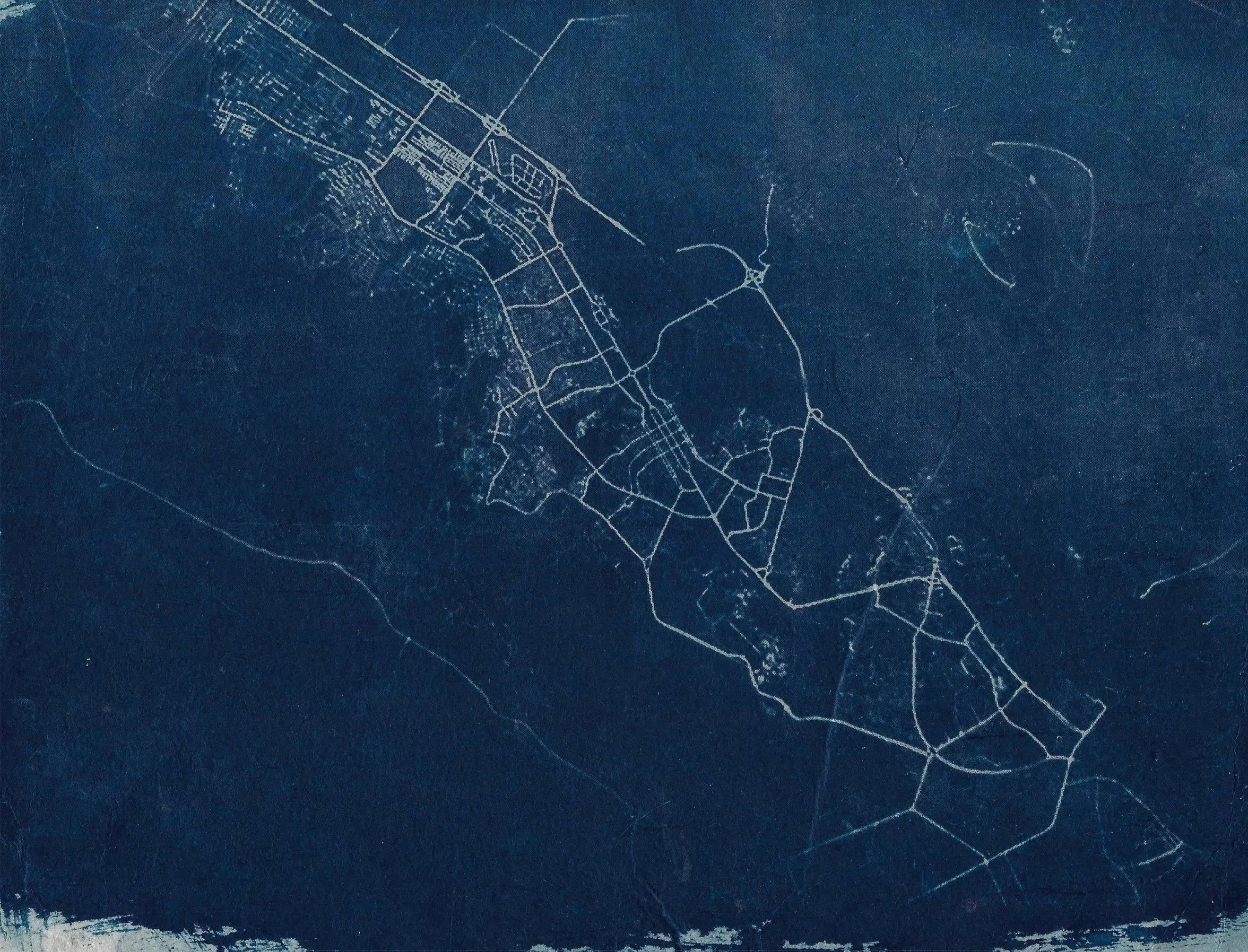 el dorado, cyanotype on kitakata paper, 11x 9.5"
