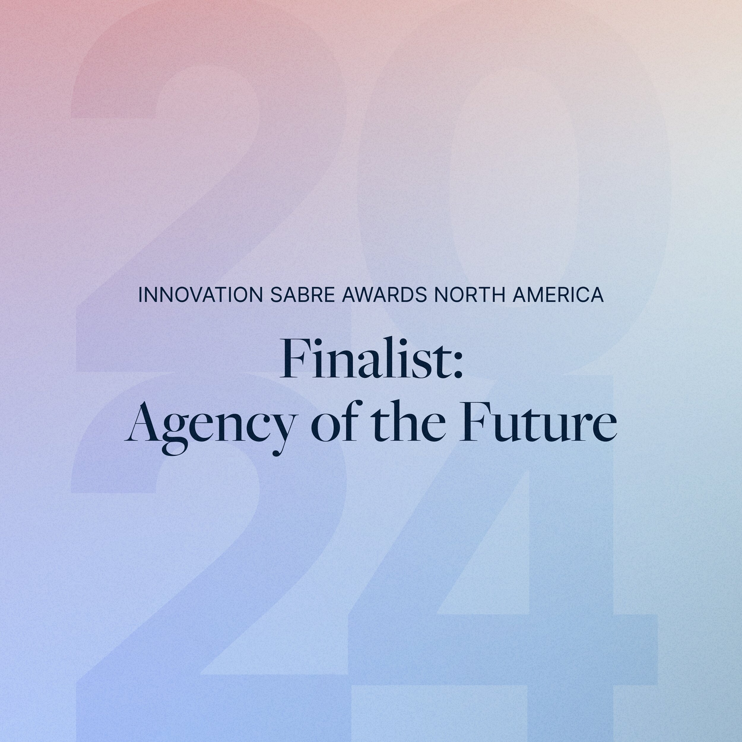 As an agency we embrace possibility every day through immersive discovery, curiosity, intentionality and evolution. We are thrilled to see our efforts recognized by @provoke_news and to be named an Agency of the Future finalist in the 2024 Innovation