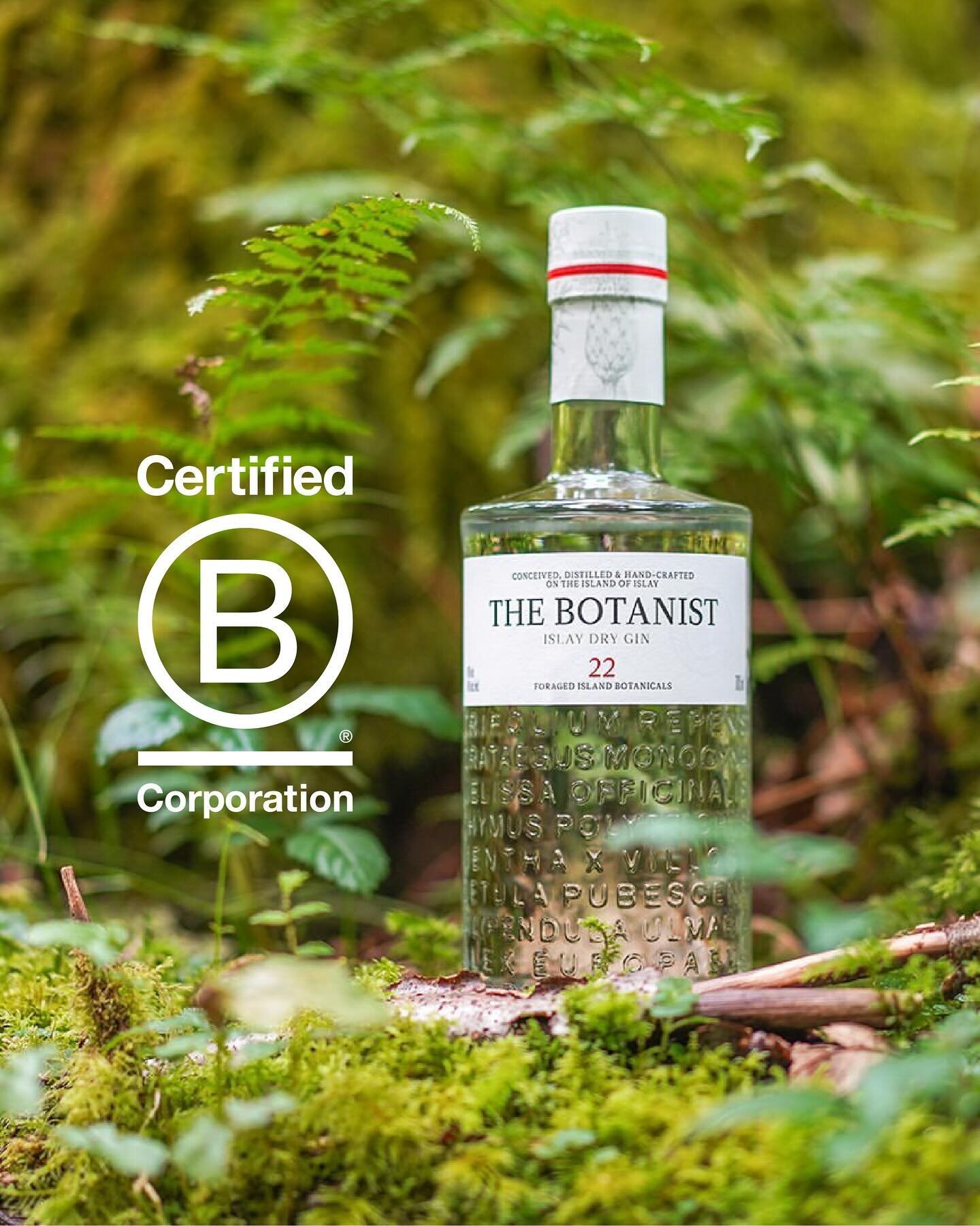 Cheers 🥂 @Bruichladdich Distillery, home of The Botanist, has become B Corp recertified this year, exceeding an Impact Score of over 100. To celebrate the&nbsp;achievement and #BCorpMonth, our Social and Design teams led a B Corp campaign, sharing u