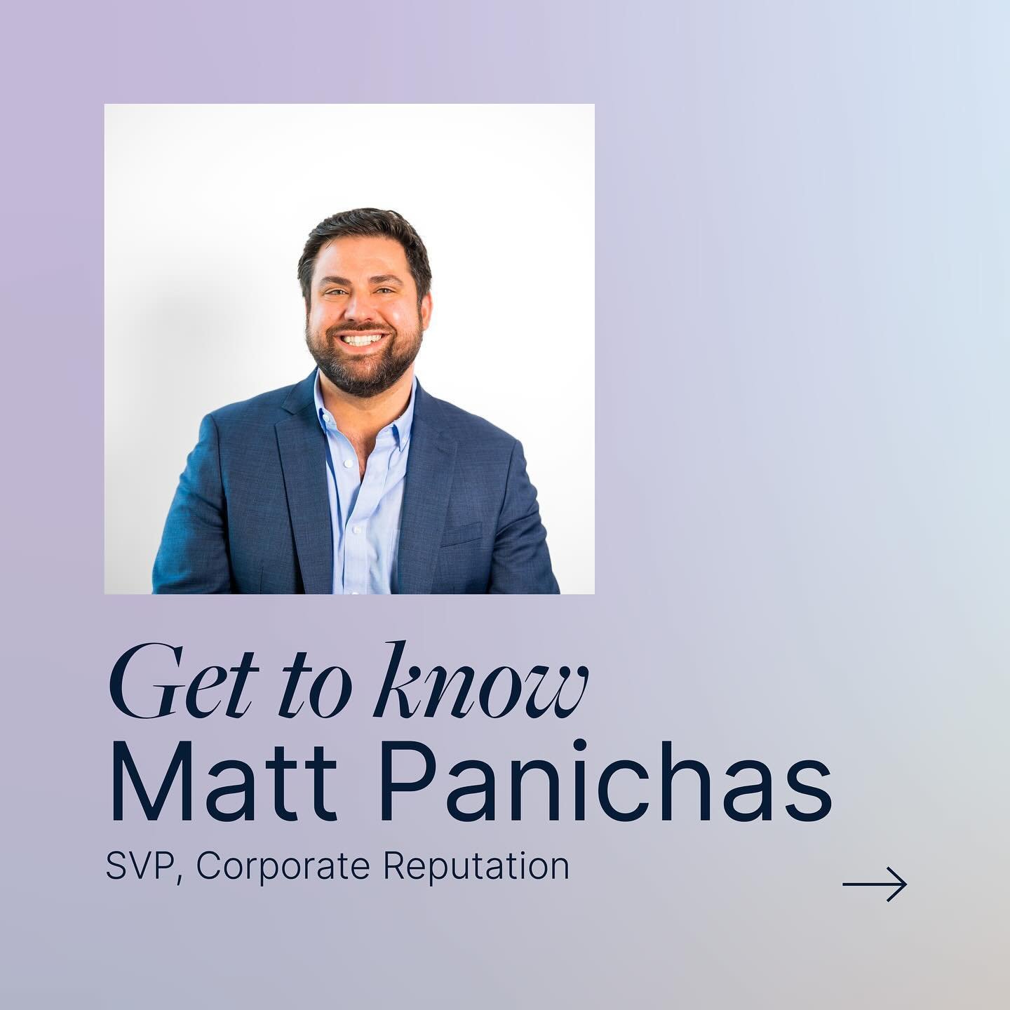 Meet Matthew&nbsp;Panichas, our newest SVP on the Corporate team and our first #KWTSpotlight feature! 🌟 🔦 Swipe to see&nbsp;Matt&rsquo;s favorite aspect of work, advice for junior employees and even a little&nbsp;secret&nbsp;👀. Anything else you w