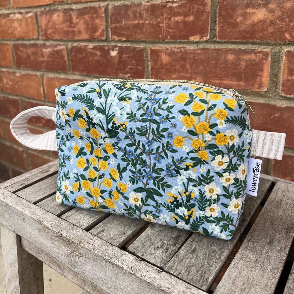 Canvas Boxy Pouch — lowercase quilts