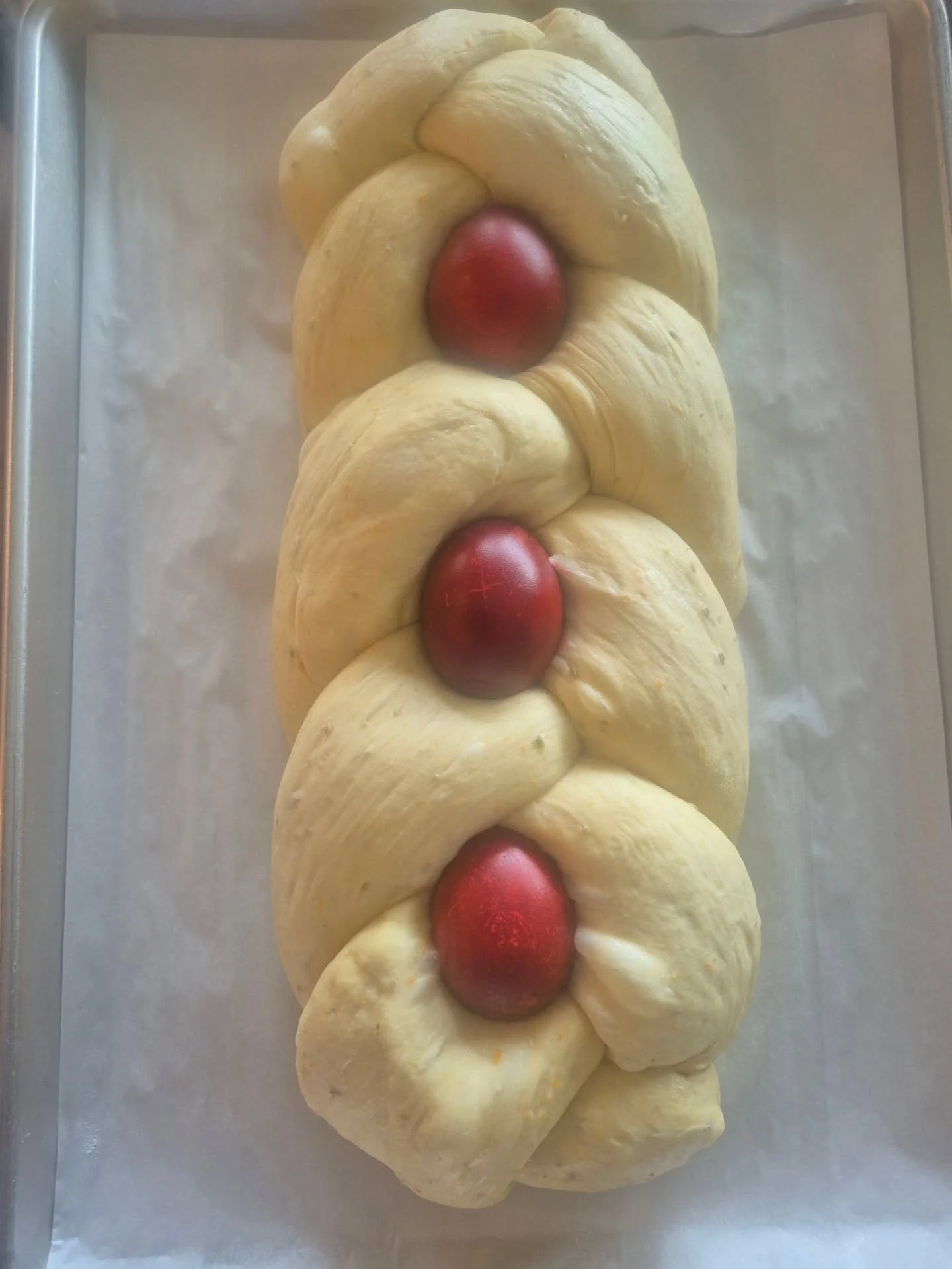 Golden, fluffy, and delicately sweet, Tsoureki is a beautiful tradition baked with love. Infused with warm notes of orange, mahlepi, and a hint of spice, this braided bread is as meaningful as it is delicious&mdash;perfect for sharing around the East