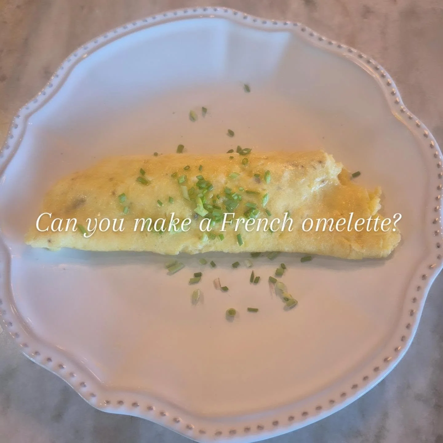 It looks simple. Eggs, butter, salt. But a proper French omelette is really a lesson in technique.

Unlike an American omelet, the French omelette is all about finesse: soft, silky, barely set eggs with a smooth, pale exterior and just enough butter 